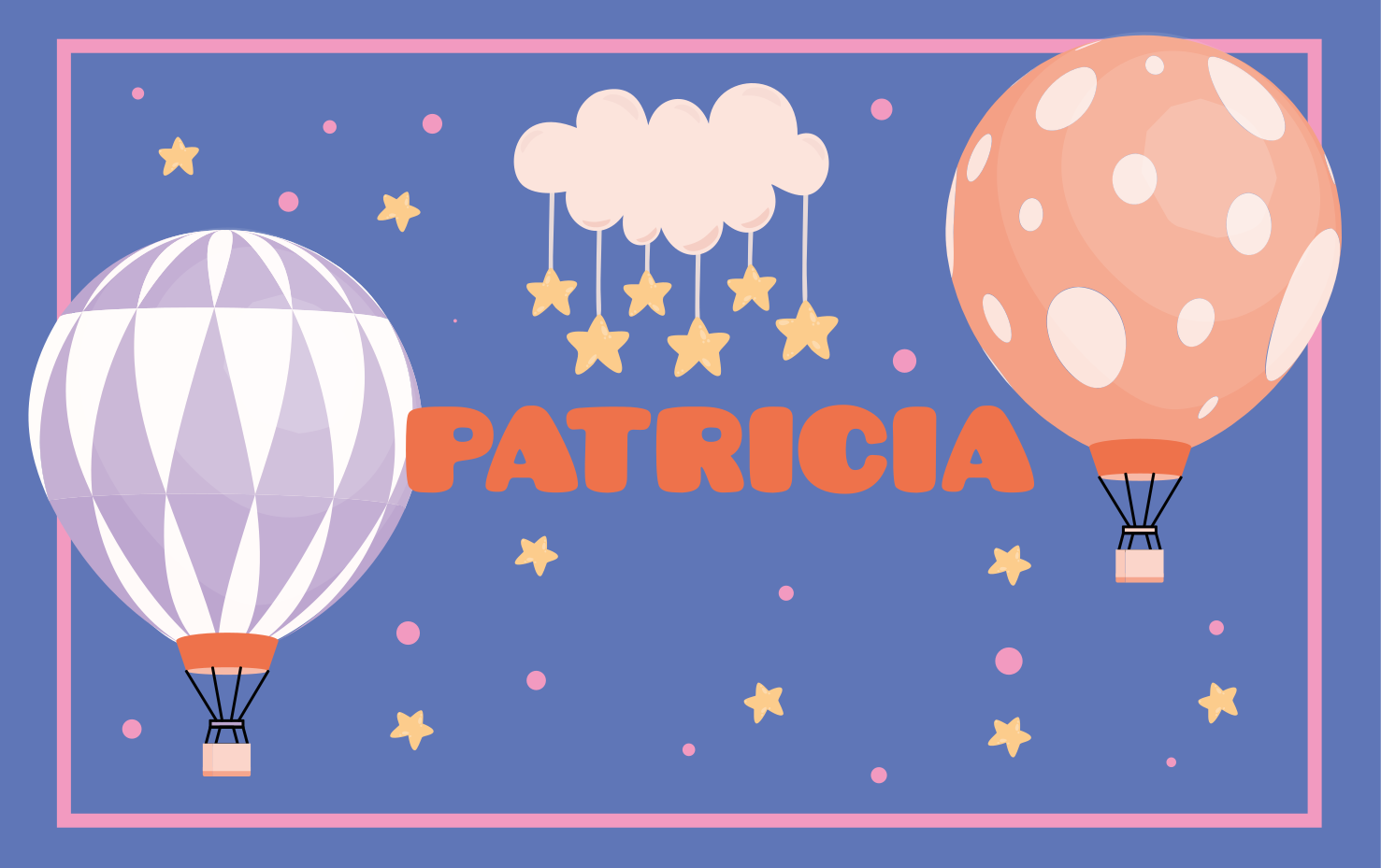 Ballooning Adventures custom vinyl carpet - TenStickers