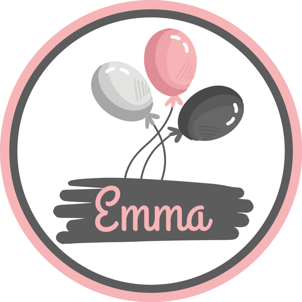 Personalized Balloon Theme custom vinyl carpet - TenStickers