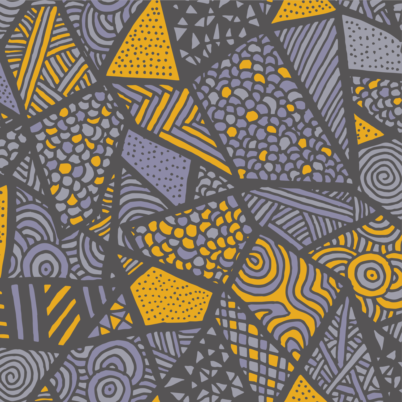 Dynamic grey shapes geometric vinyl carpet - TenStickers