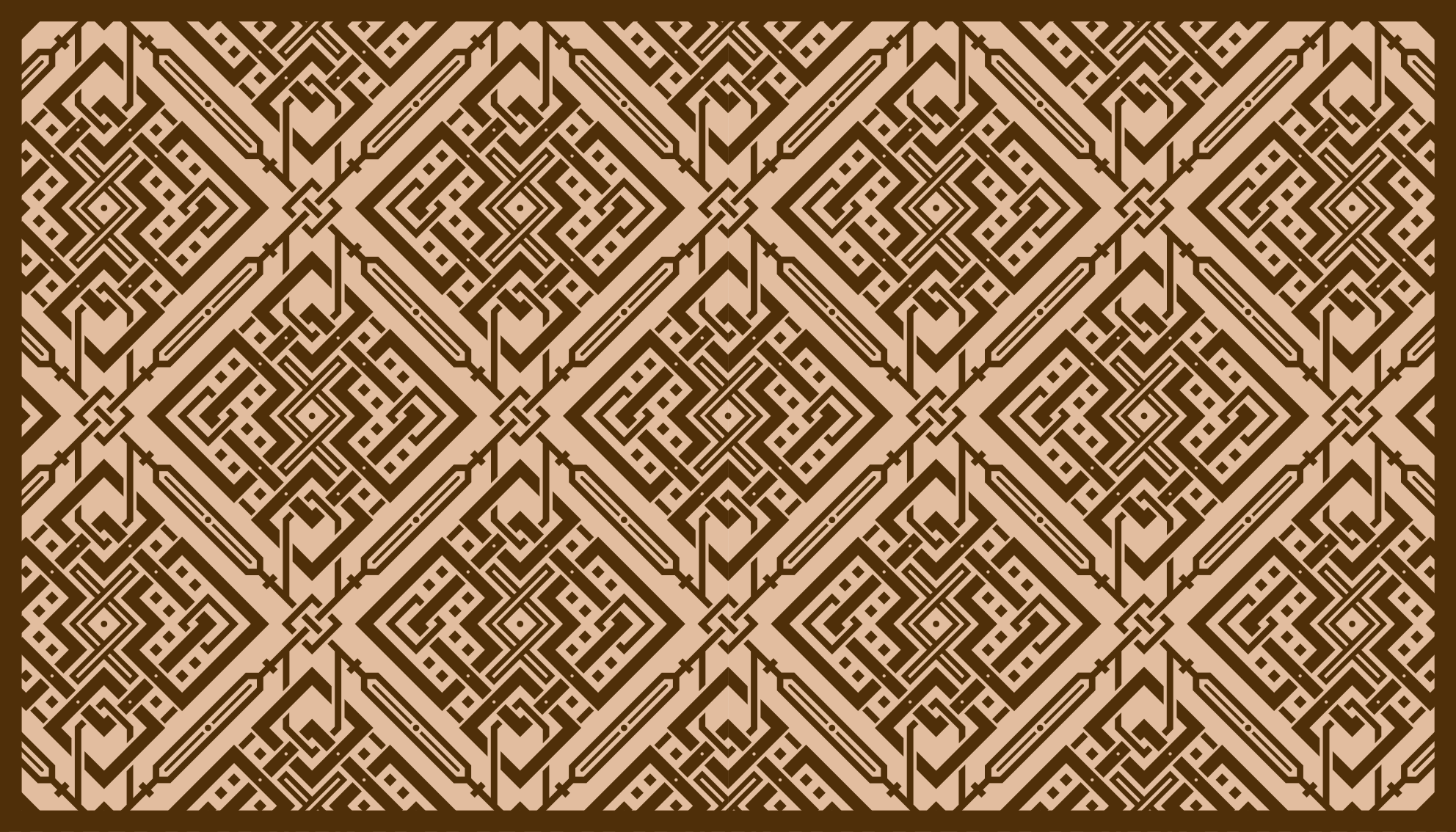 Elegant geometric element living room vinyl carpet - TenStickers