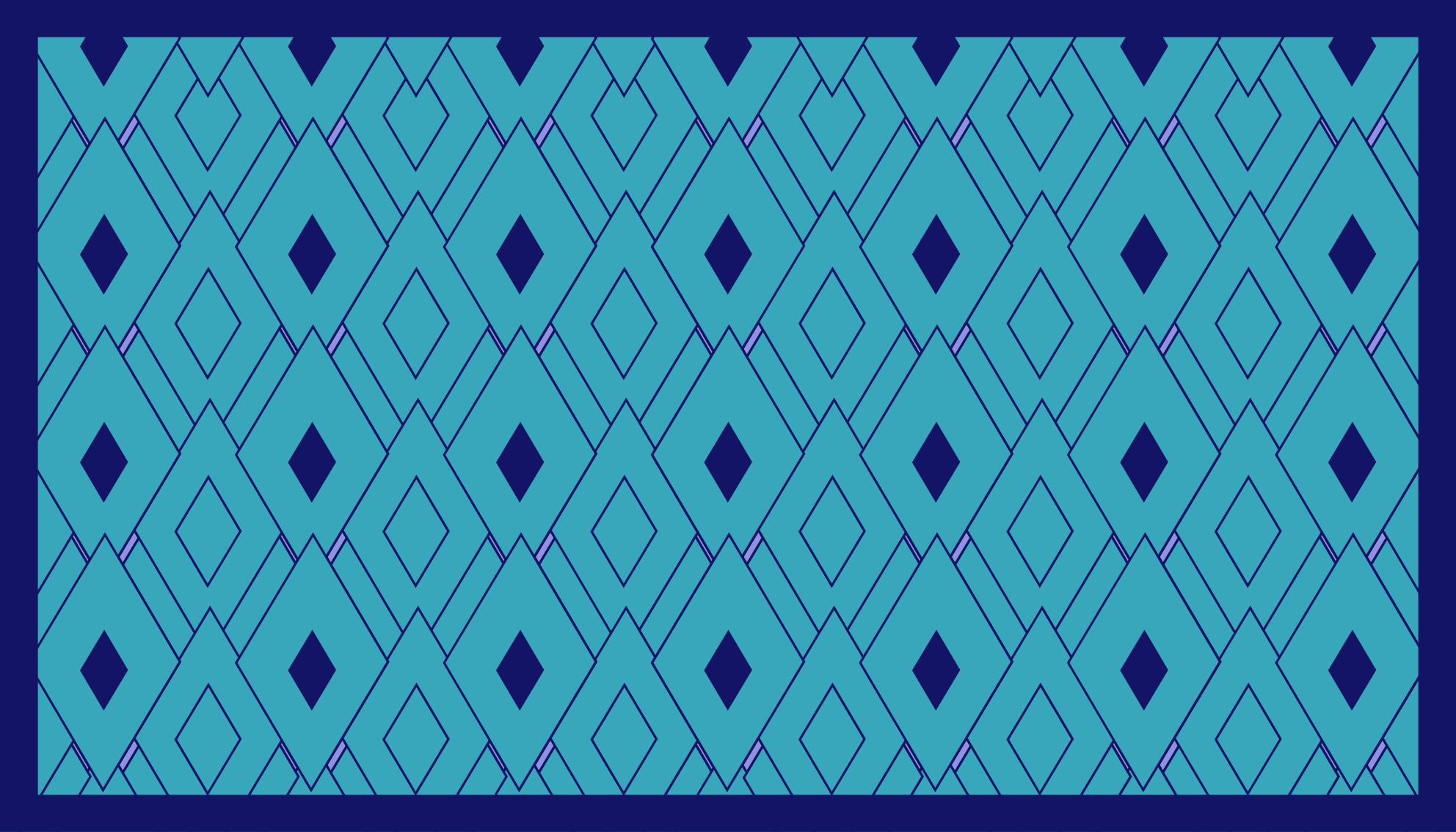 Blue diamond elements geometric vinyl carpet - TenStickers