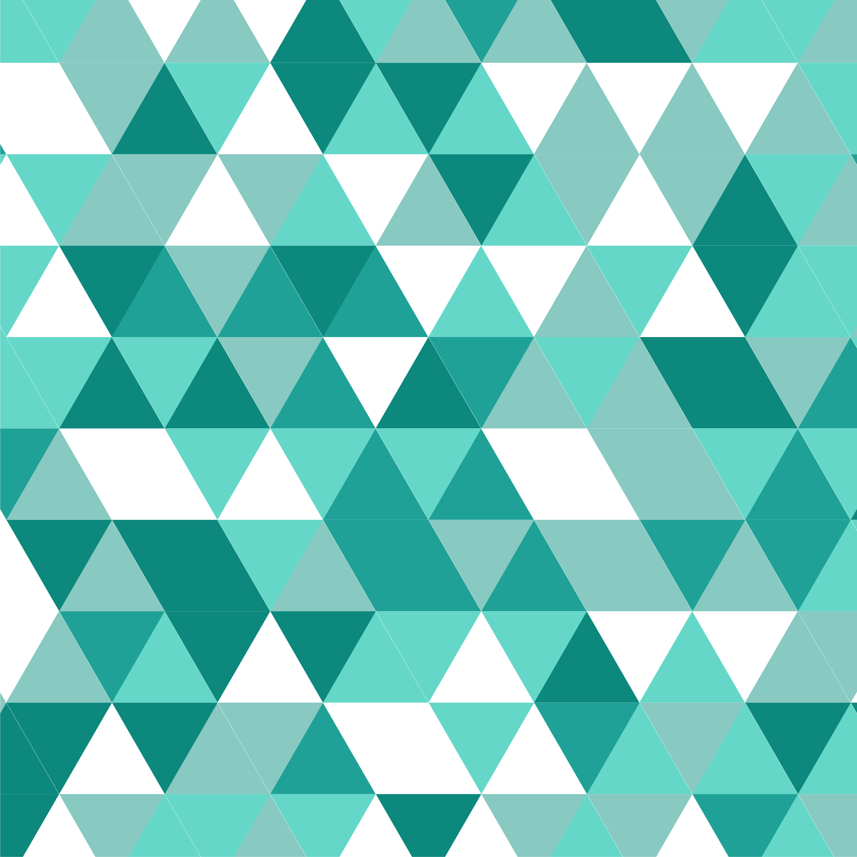 Turquoise triangular shades living room vinyl carpet - TenStickers