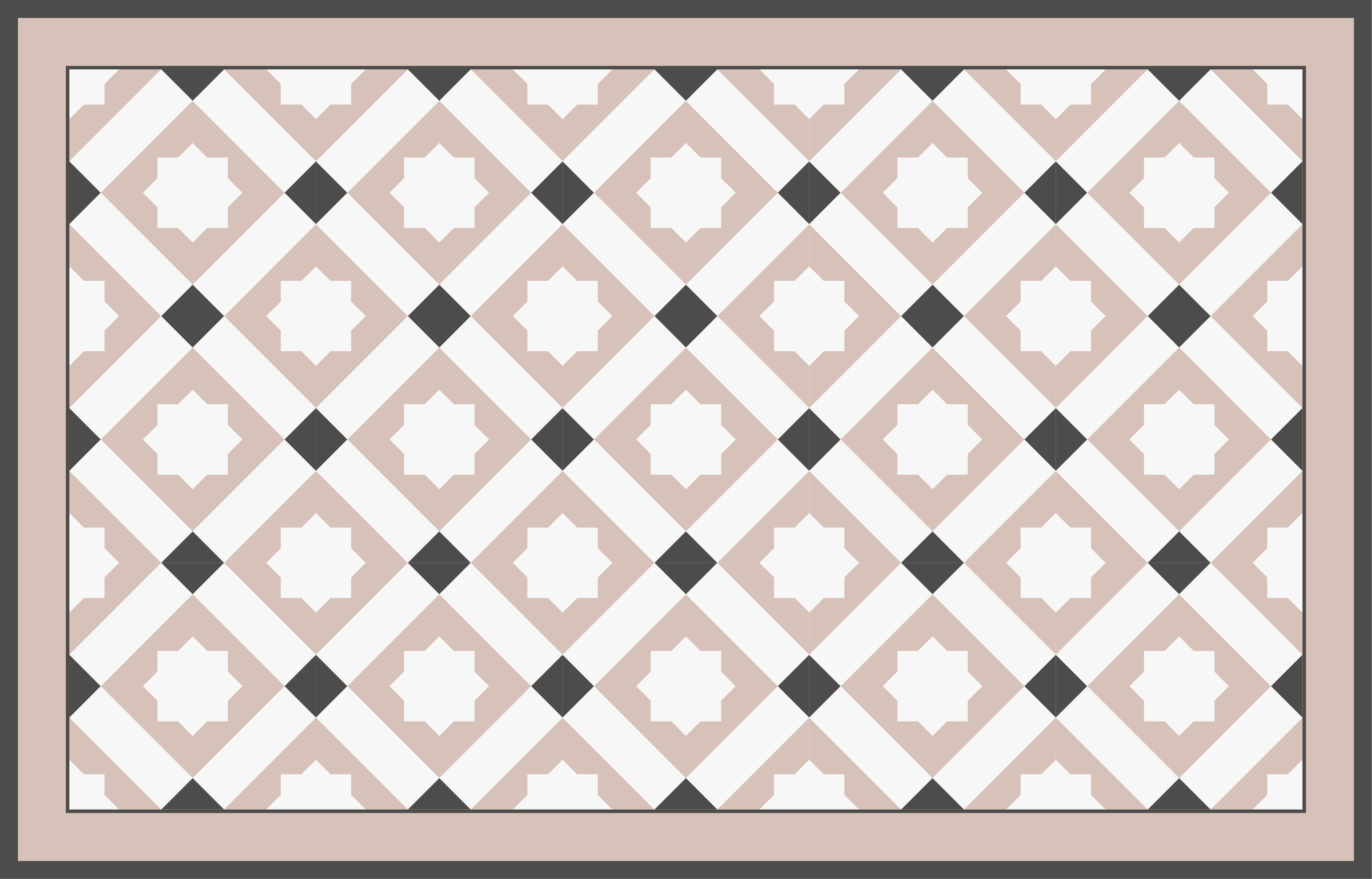 Gometric stars bathroom vinyl carpet - TenStickers