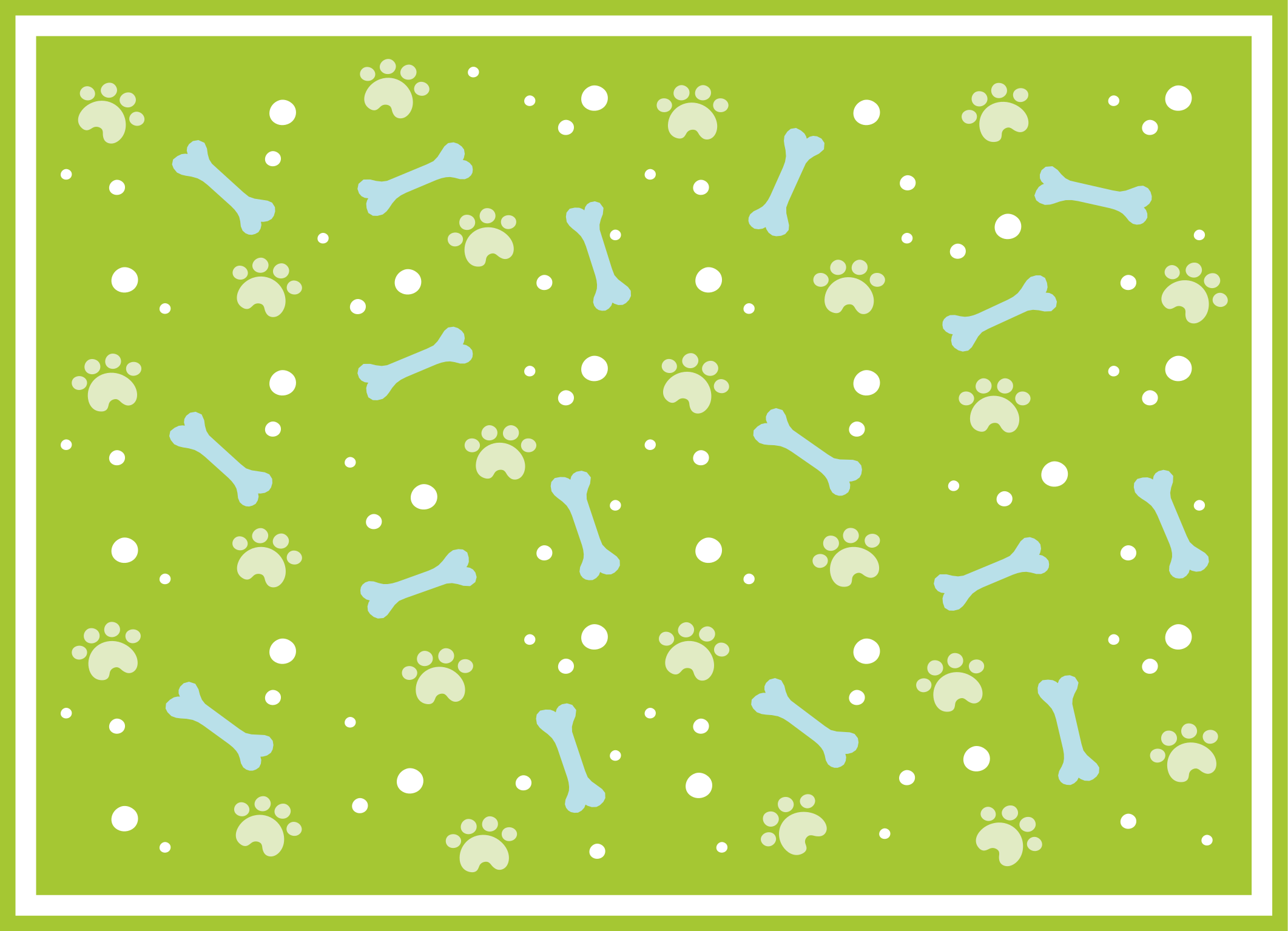 Paw Print Style animal vinyl carpet - TenStickers