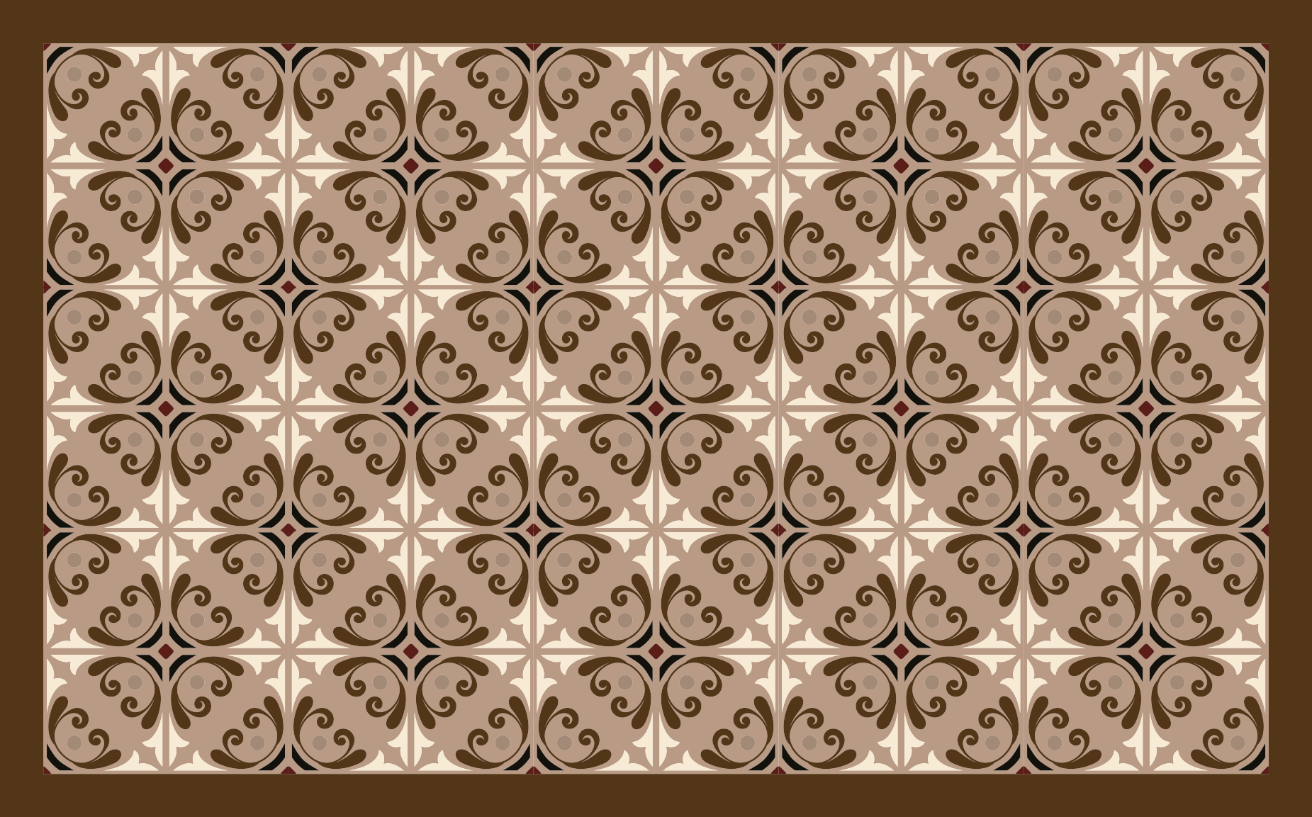 Tile vinyl carpet elegant tile design - TenStickers