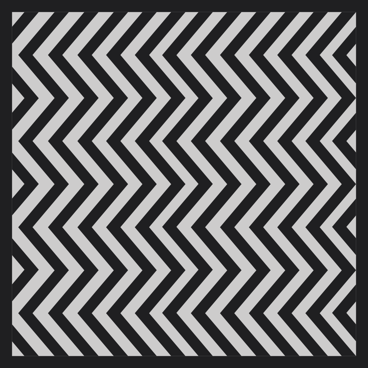 Black and grey zigzag geometric vinyl carpet - TenStickers
