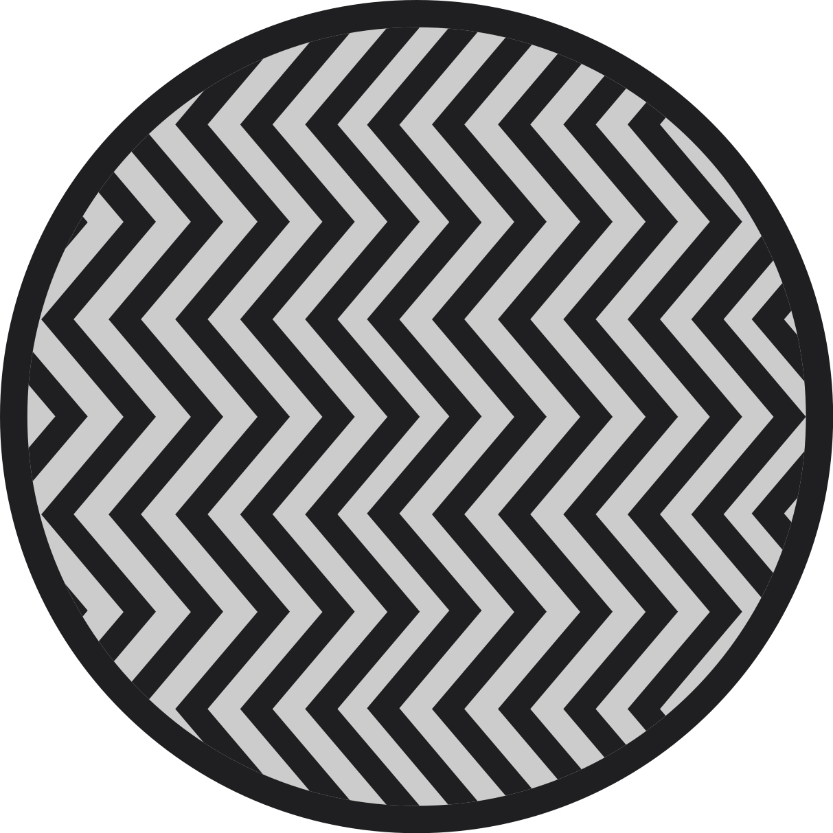 Dynamic Chevron Pattern geometric vinyl carpet - TenStickers