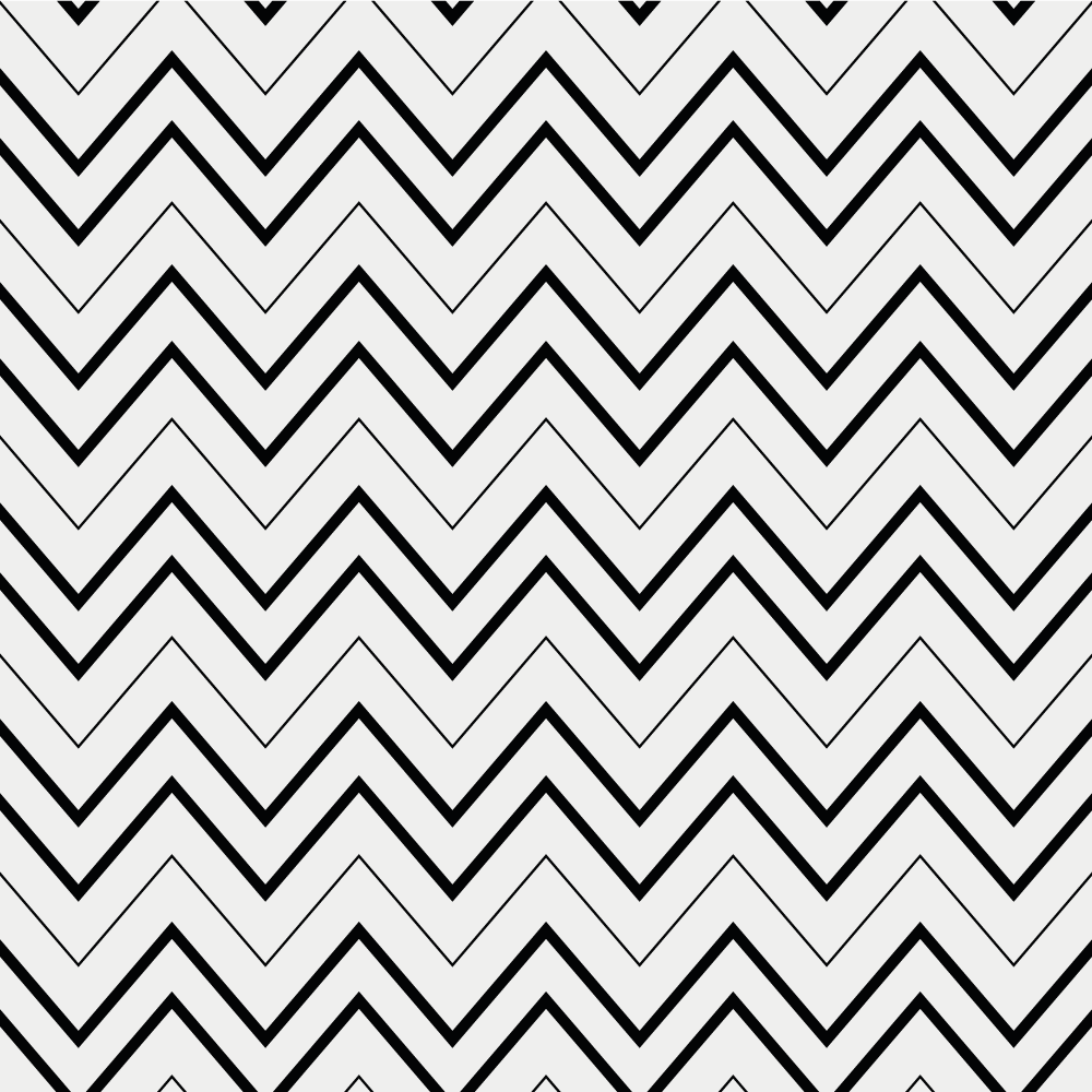 Minimalist vinyl carpet in chevron style - TenStickers