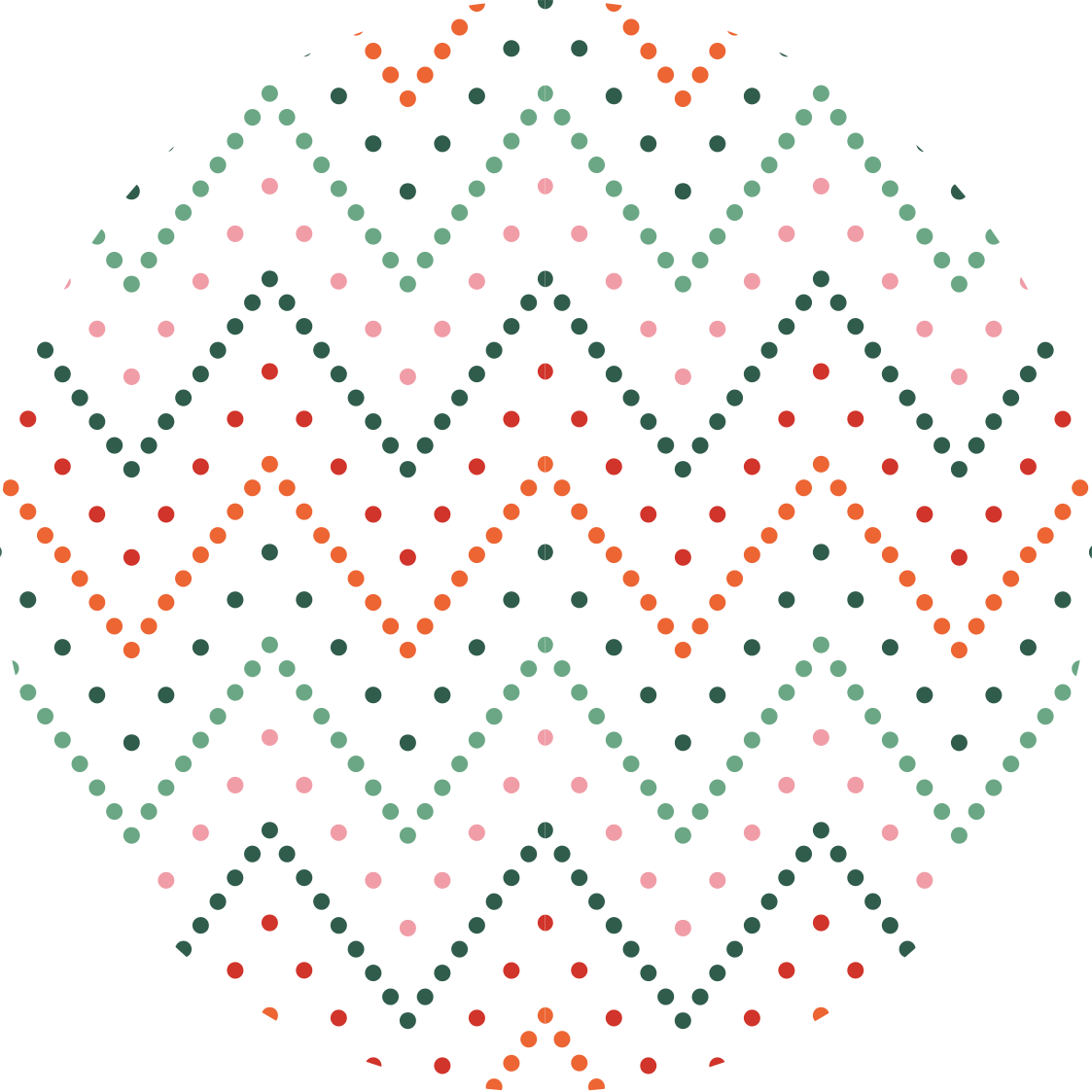 Chevron Dot Pattern star vinyl carpet - TenStickers