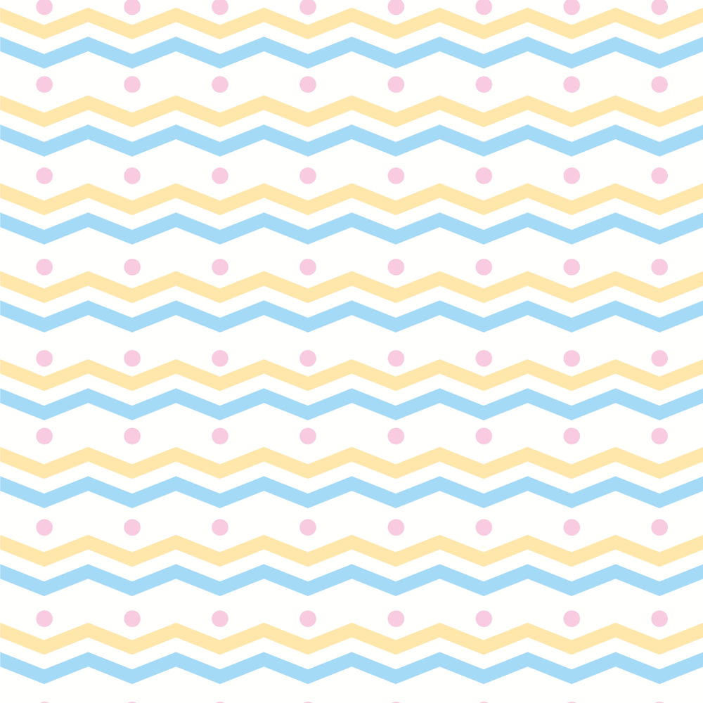 Chevron Colorful Pattern kids vinyl carpet - TenStickers