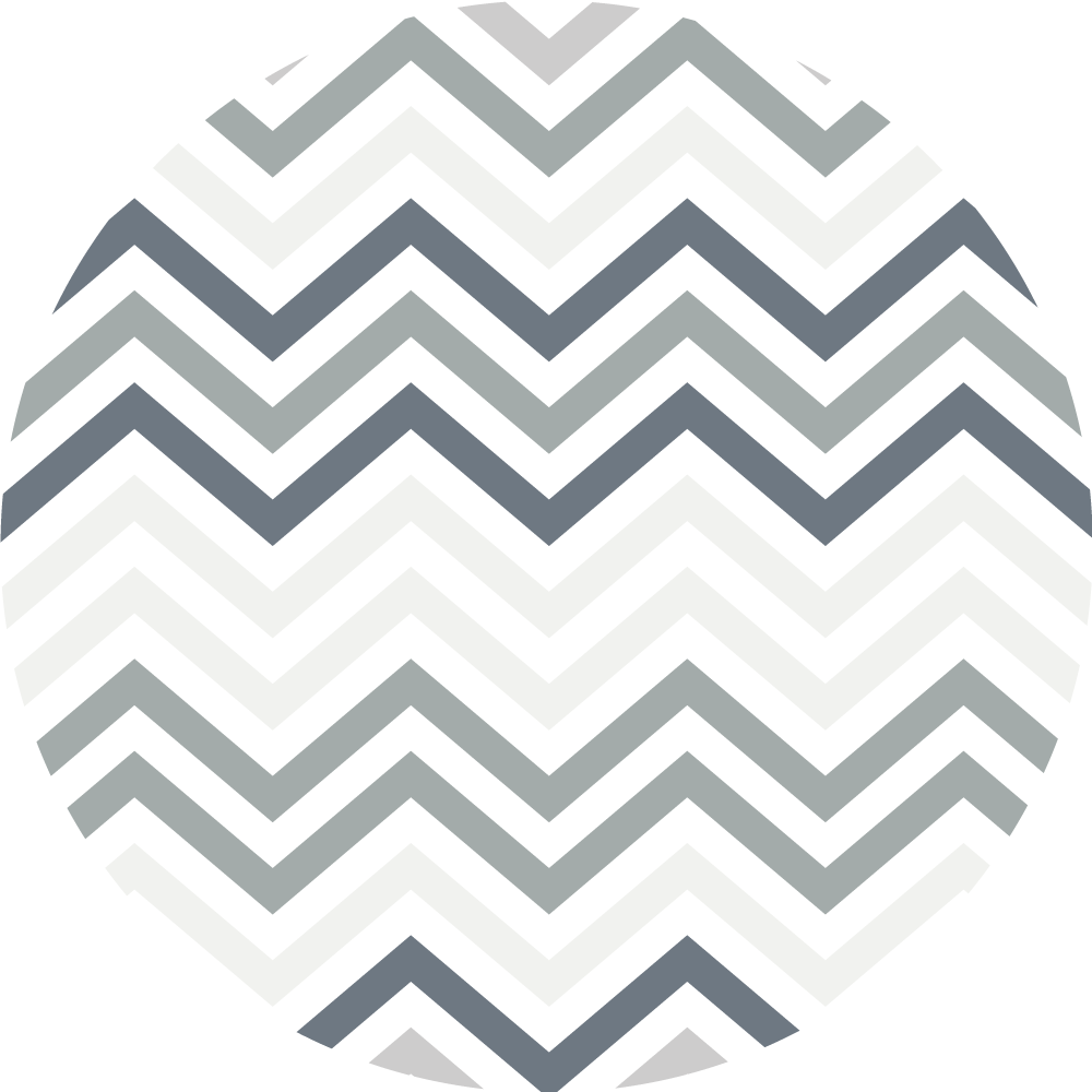 Striped vinyl carpet with chevron pattern design - TenStickers