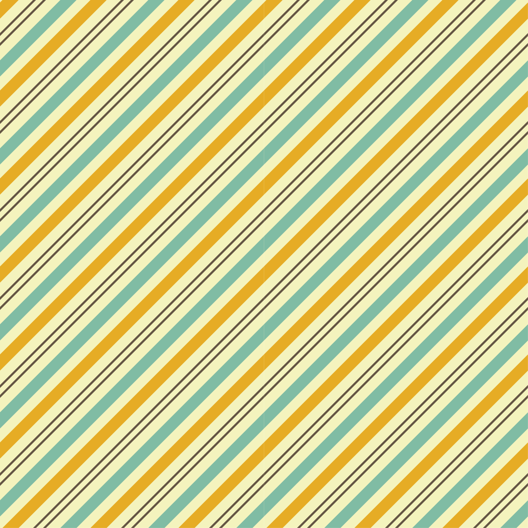 Lively striped design striped vinyl carpet - TenStickers