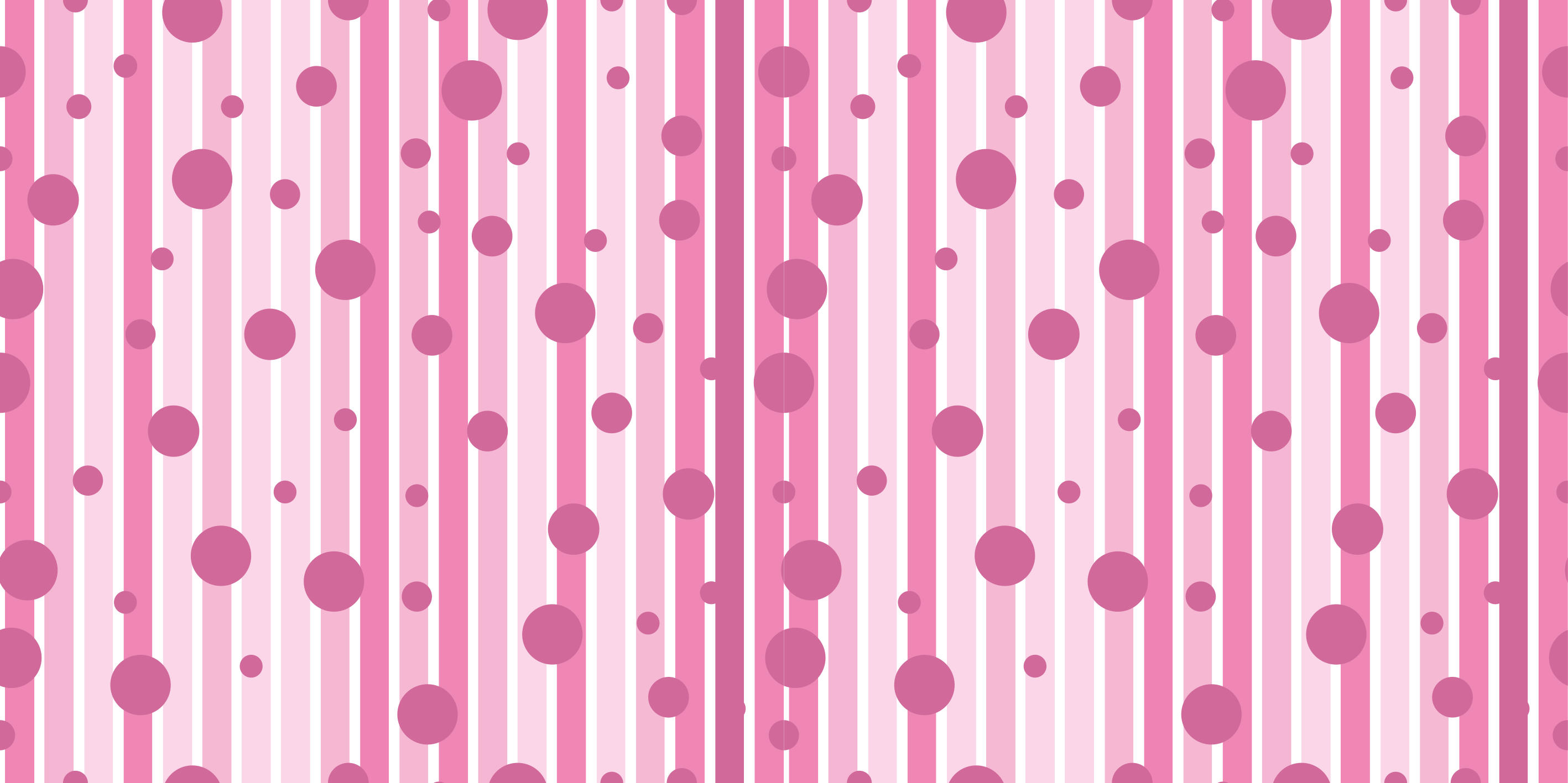 Pink Striped Circles striped vinyl carpet - TenStickers