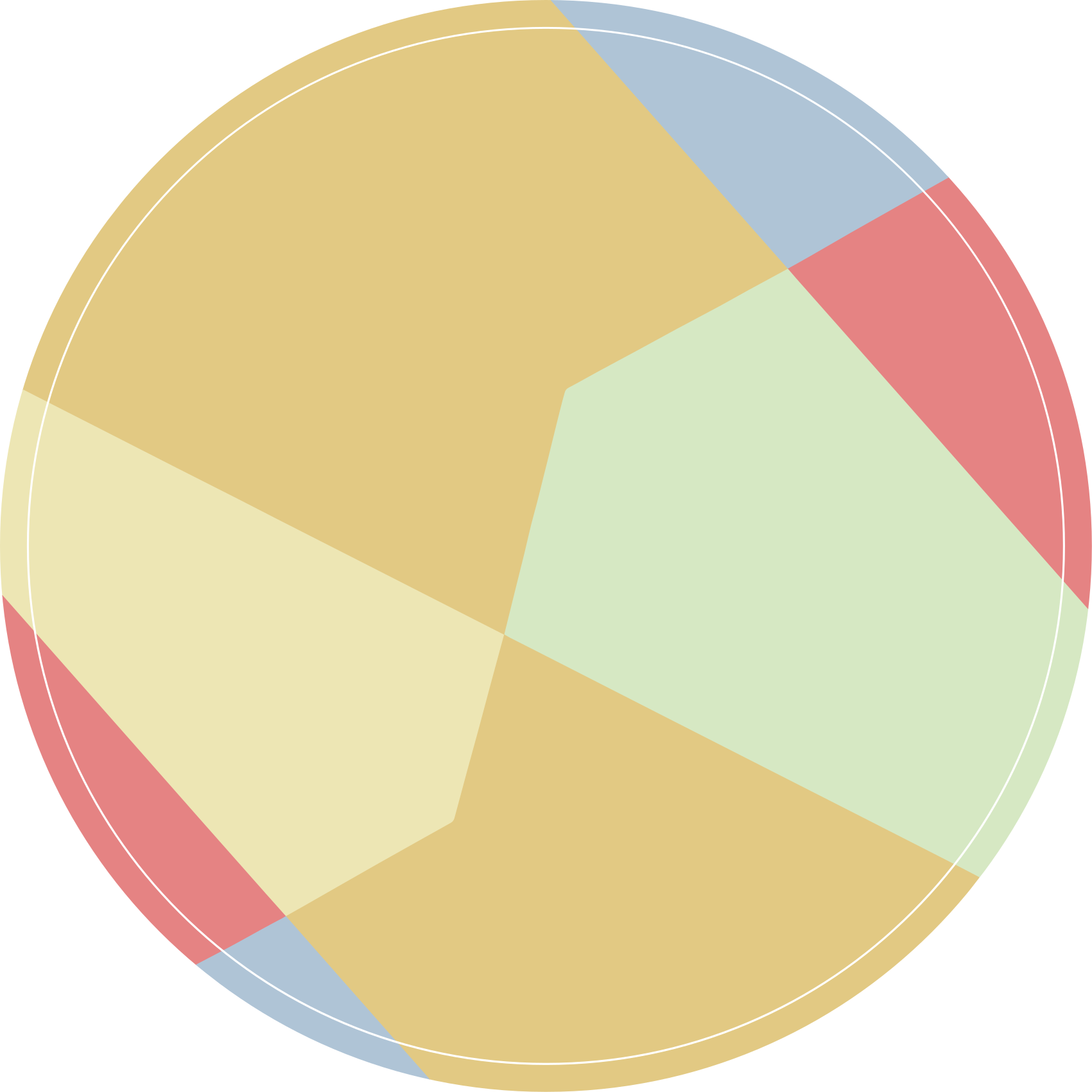 Geometric vinyl carpet in angular color blocks - TenStickers