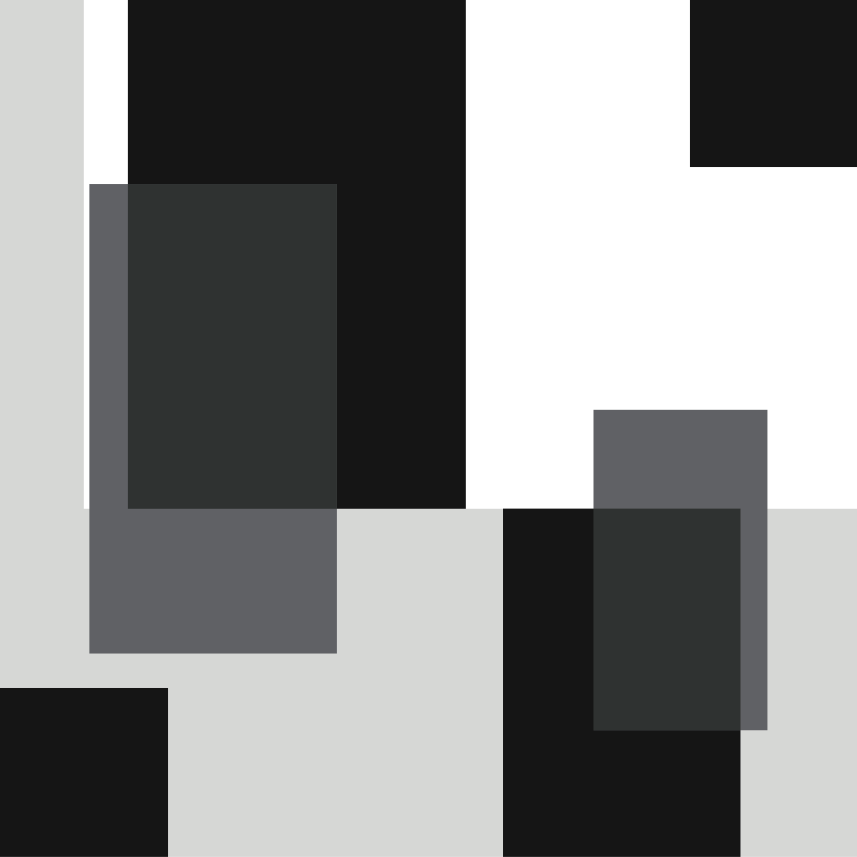 Monochrome Square Layout minimalist vinyl carpet - TenStickers