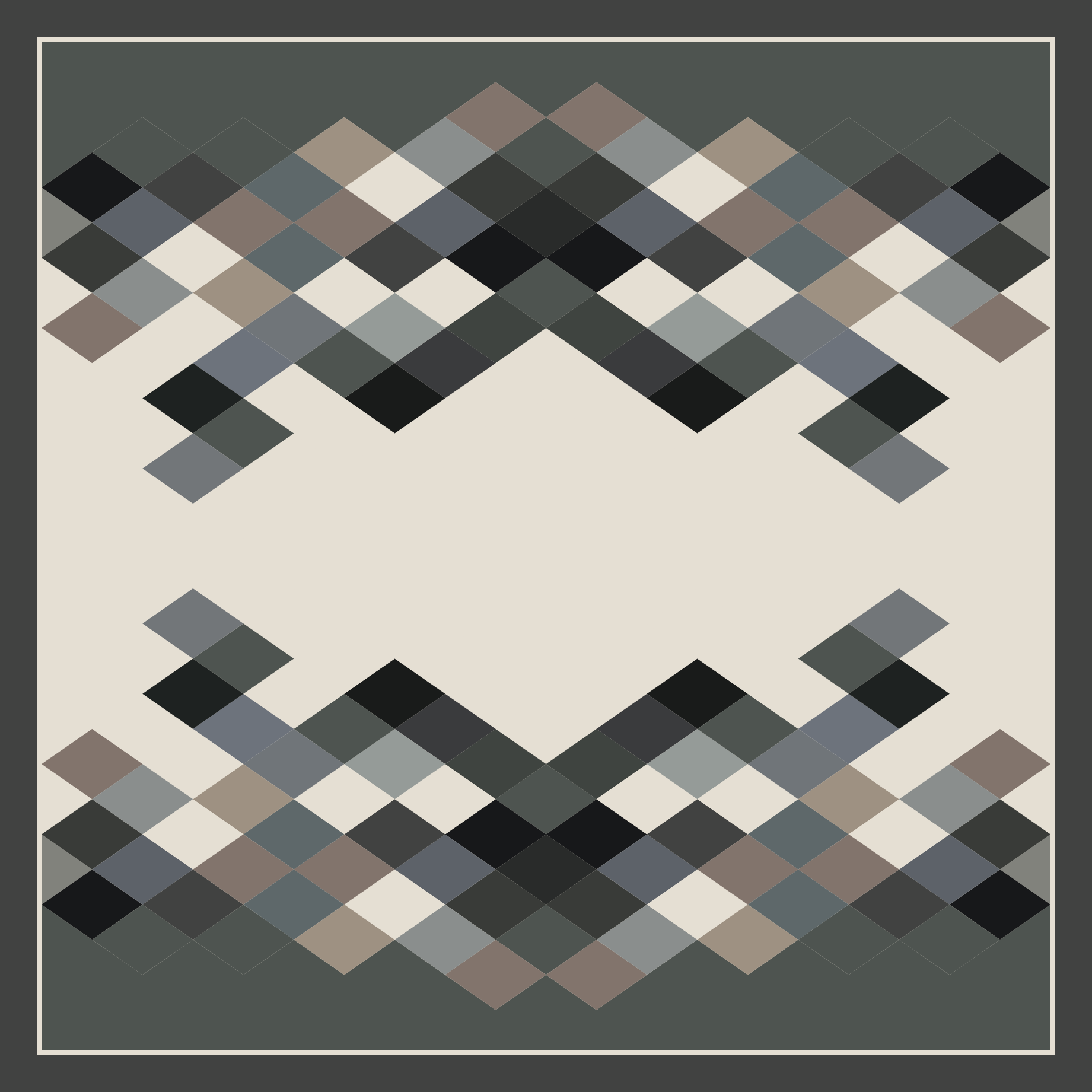 Modern Square Pattern geometric vinyl carpet - TenStickers