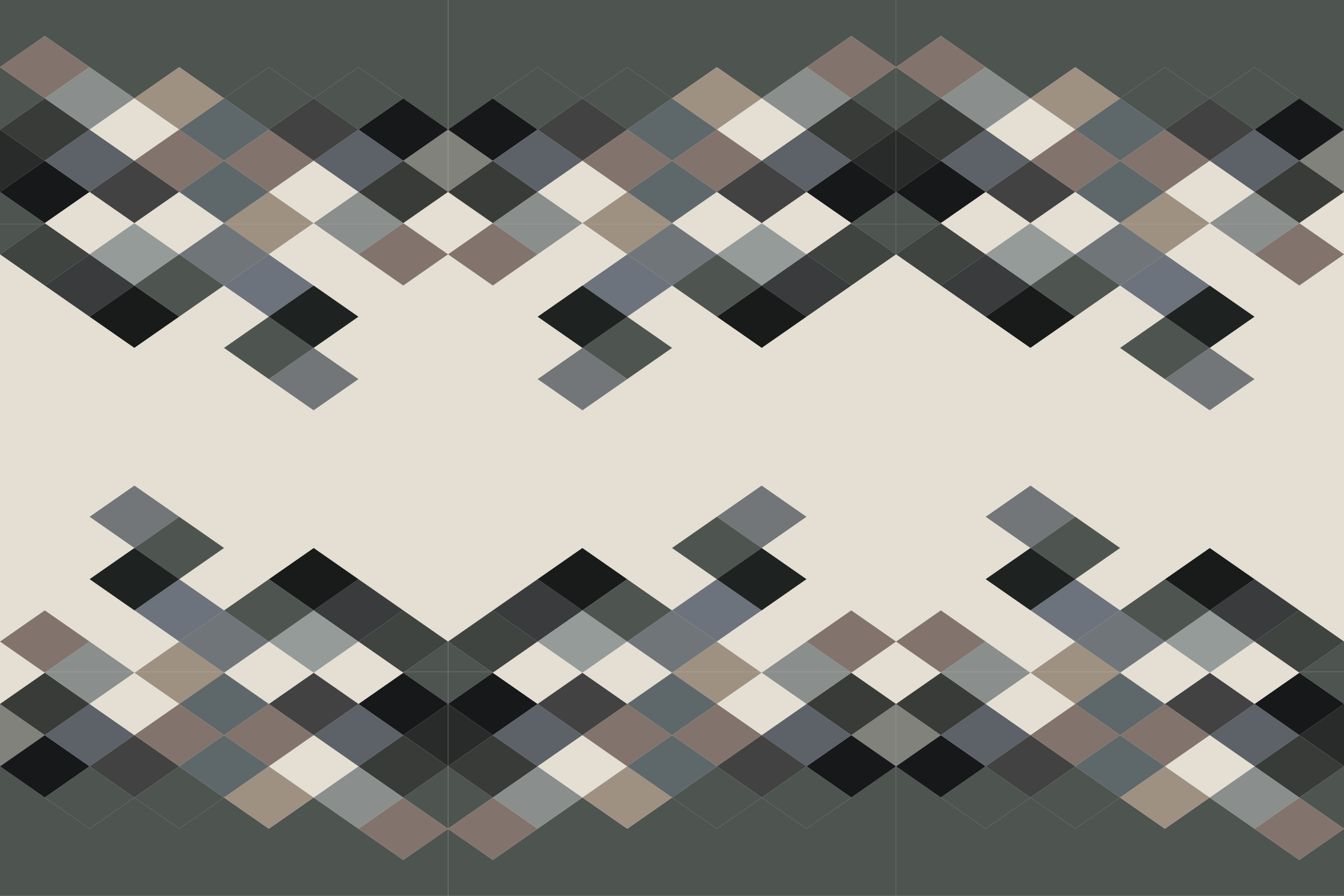 Mosaic vinyl carpet contemporary geometric design - TenStickers