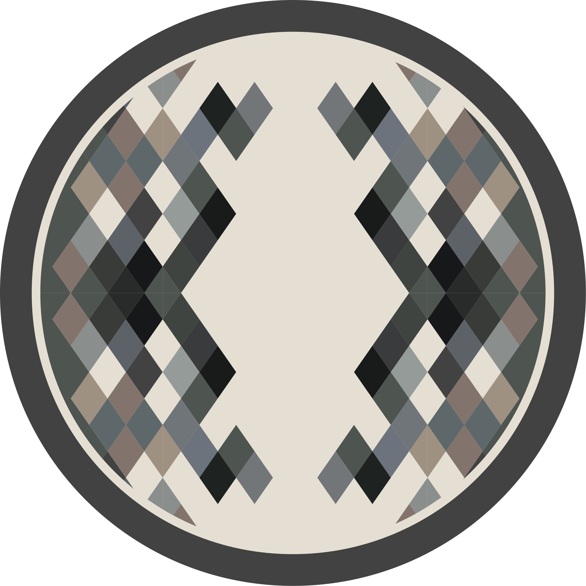 Geometric Elements striped vinyl carpet - TenStickers