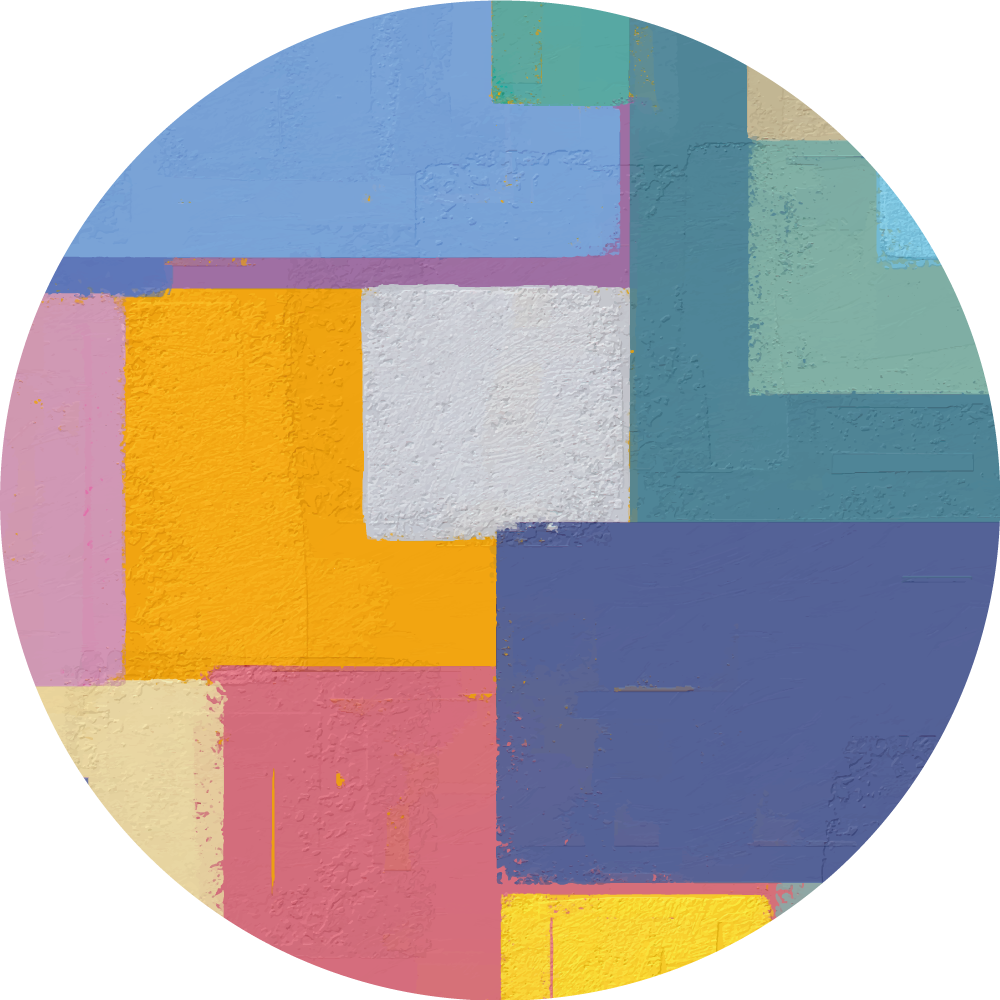 Vivid geometric figures geometric vinyl carpet - TenStickers