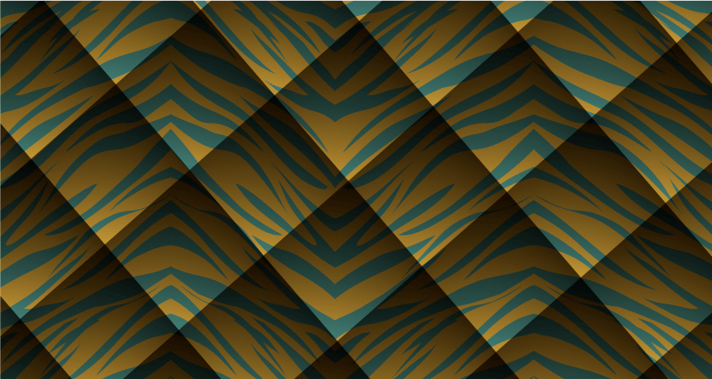 Tiger Stripe Concept animal print vinyl carpet - TenStickers