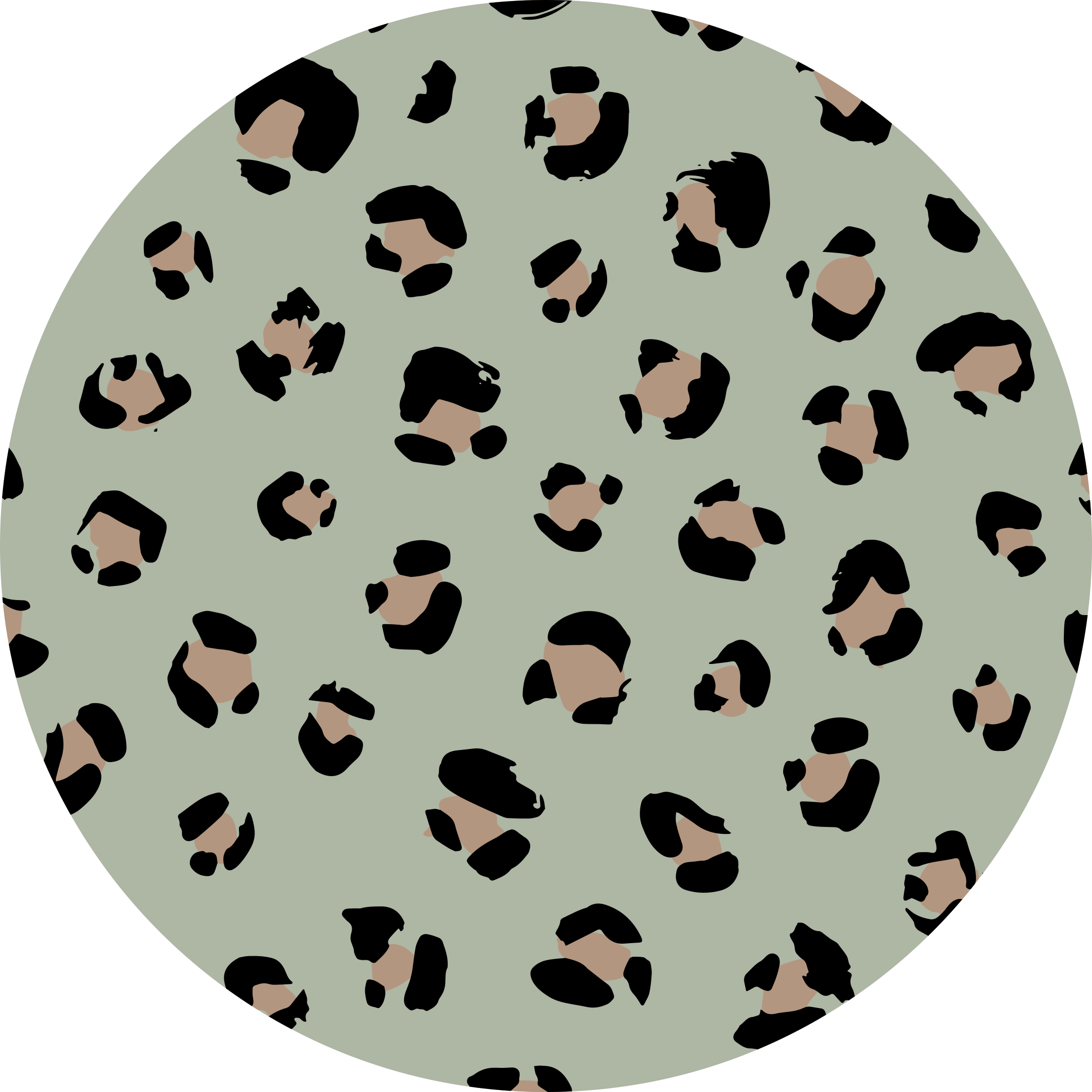 Leopard print aesthetic animal print vinyl carpet - TenStickers