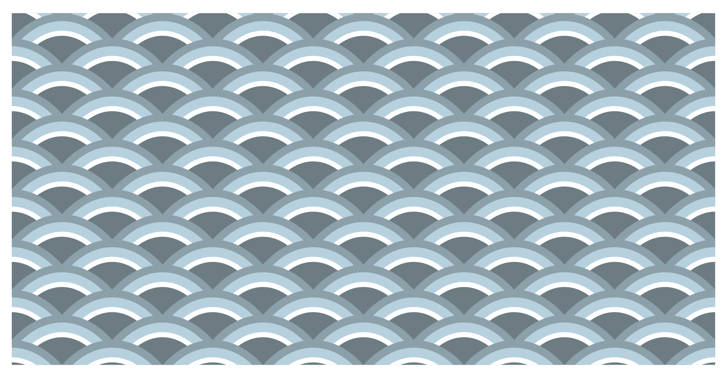 Relaxing Wave Pattern geometric vinyl carpet - TenStickers