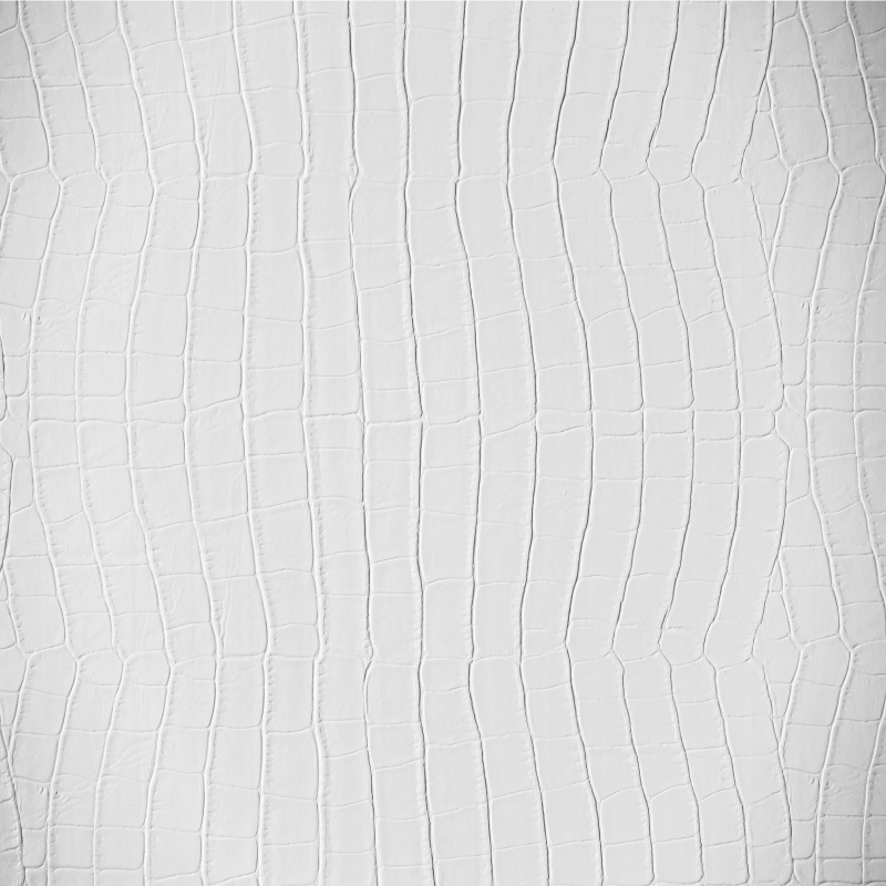 Texture vinyl carpet in white crocodile skin - TenStickers