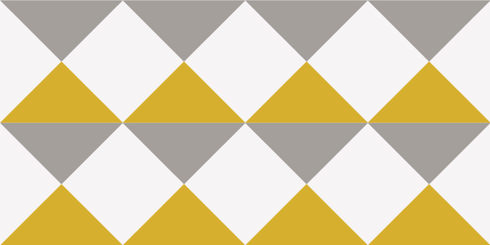 Grey and yellow diamonds geometric vinyl carpet - TenStickers