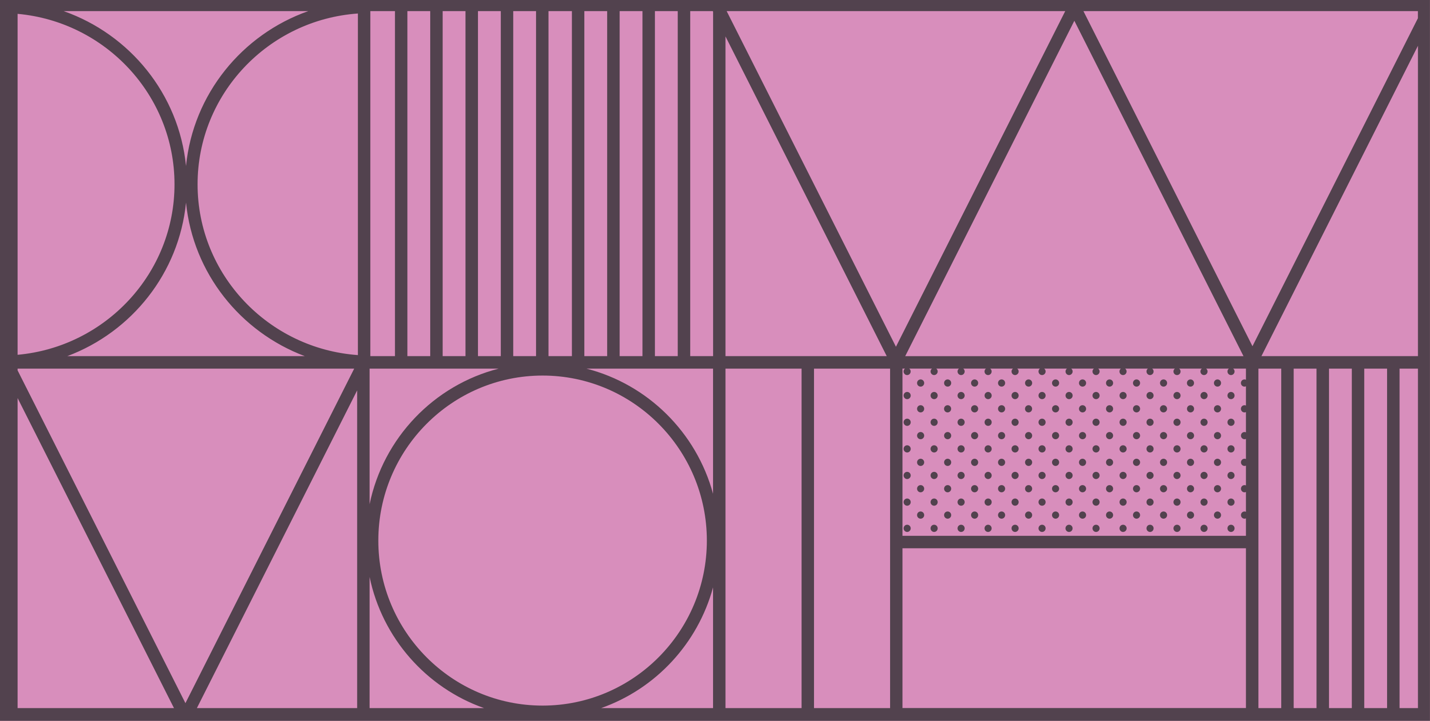 Geometric vinyl carpet in geometric shapes - TenStickers