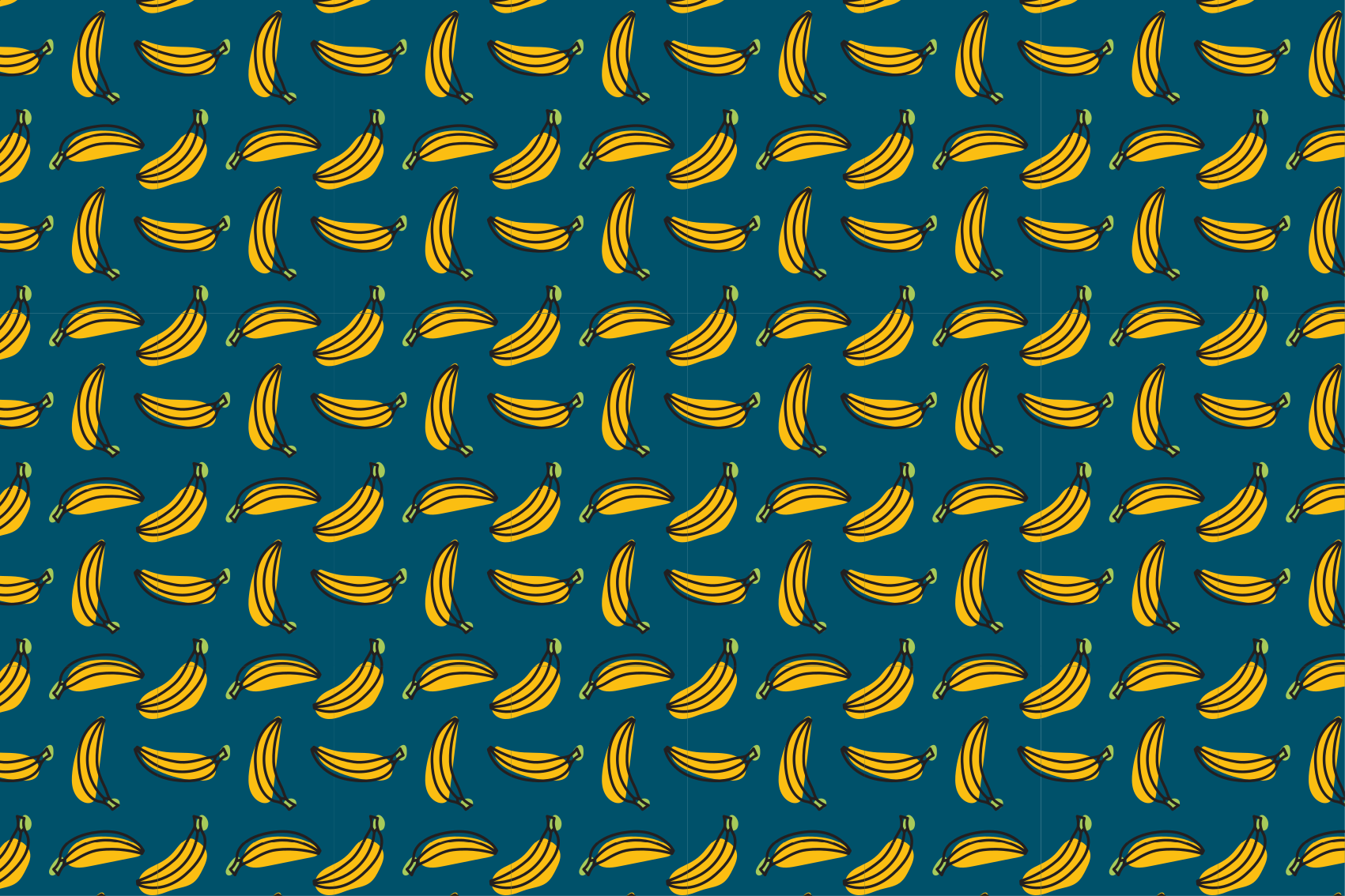 Banana Pattern texture vinyl carpet - TenStickers