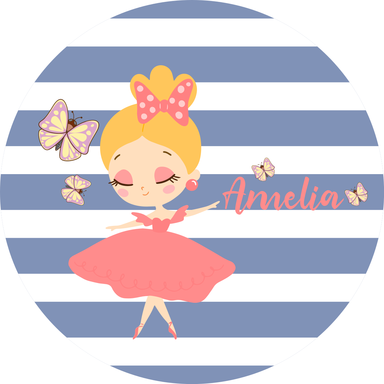 Ballet Fairy Customization custom vinyl carpet - TenStickers