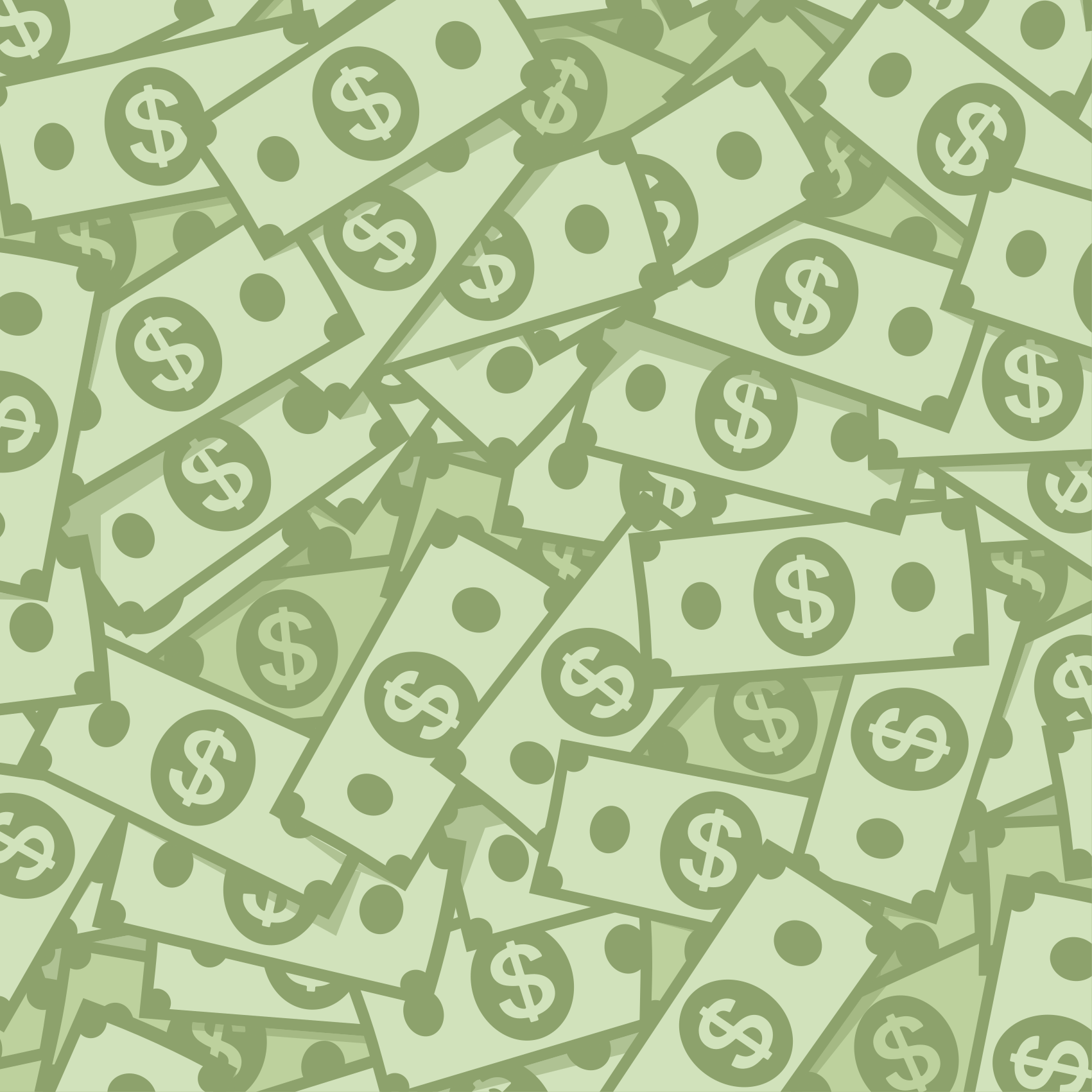 Money Pattern vintage vinyl carpet - TenStickers