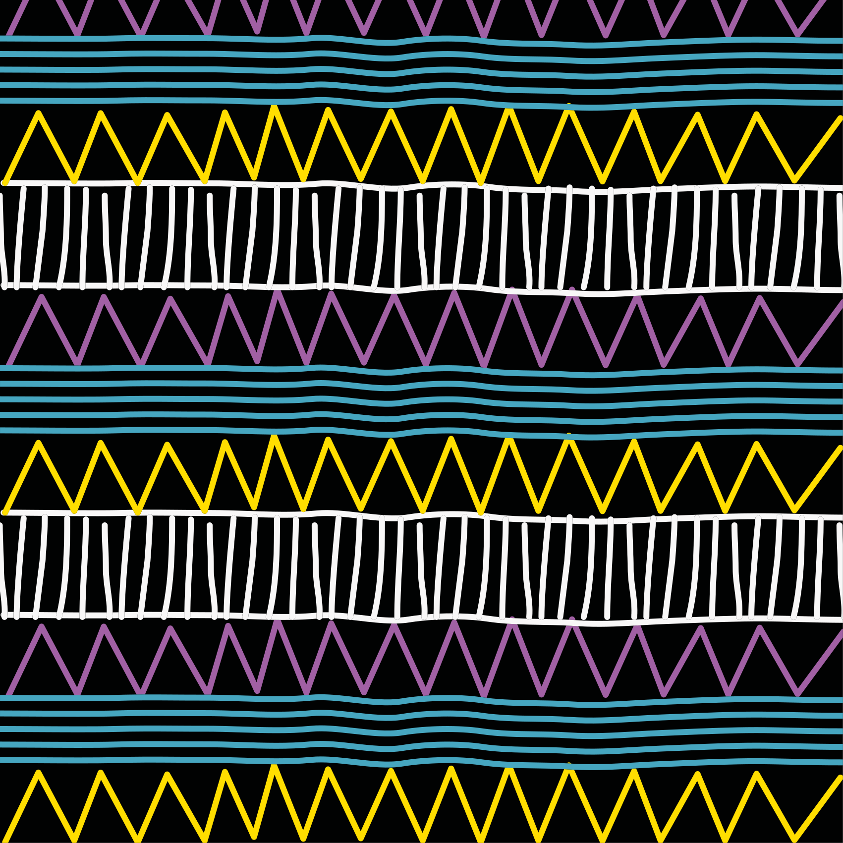 Colorful Pattern Play geometric vinyl carpet - TenStickers