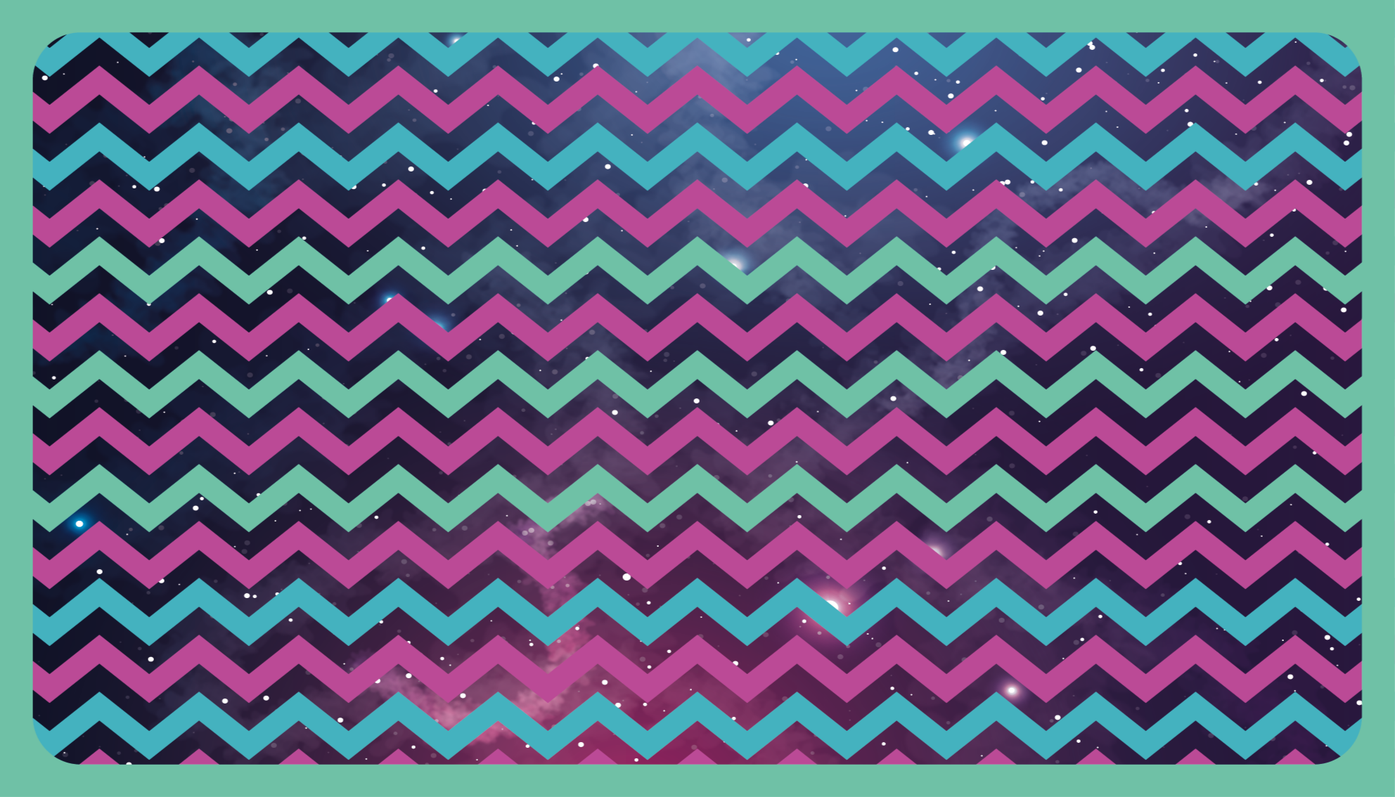Geometric vinyl carpet zigzag pattern - TenStickers
