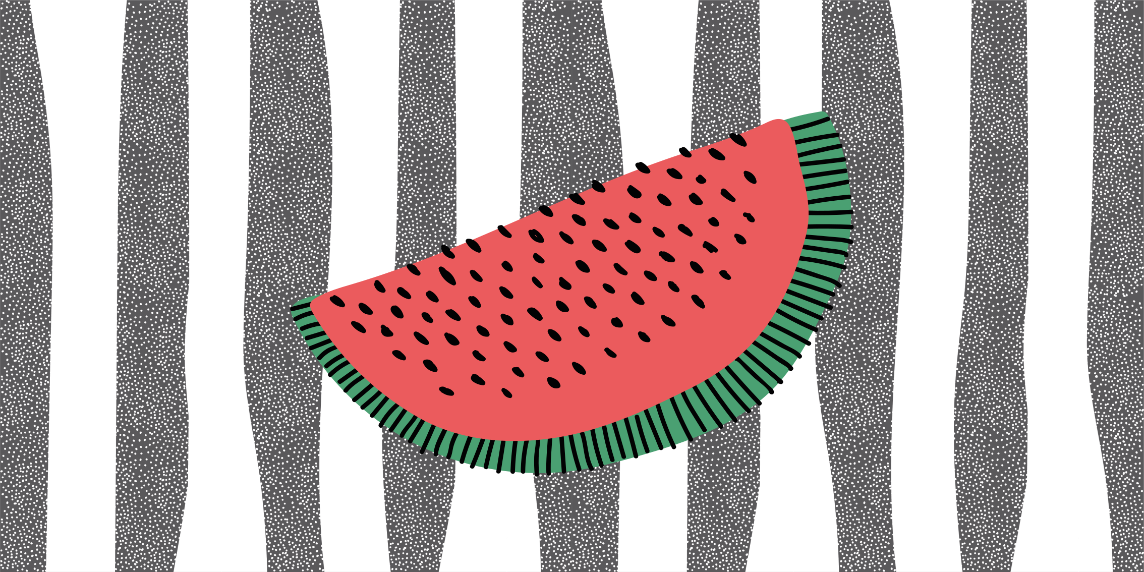 Watermelon Wedge texture vinyl carpet - TenStickers