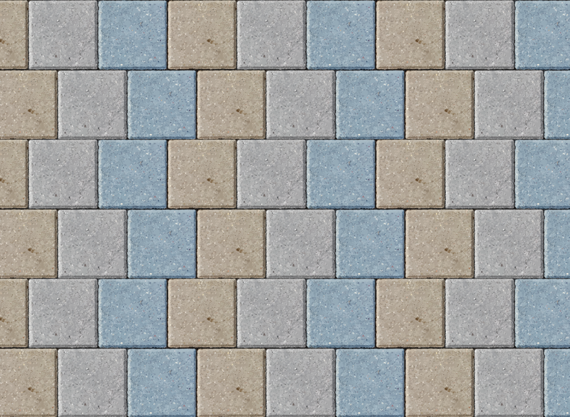 Colorful Square Tiles tile vinyl carpet - TenStickers