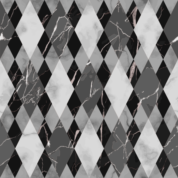 Marble vinyl carpet with diamond marble design - TenStickers