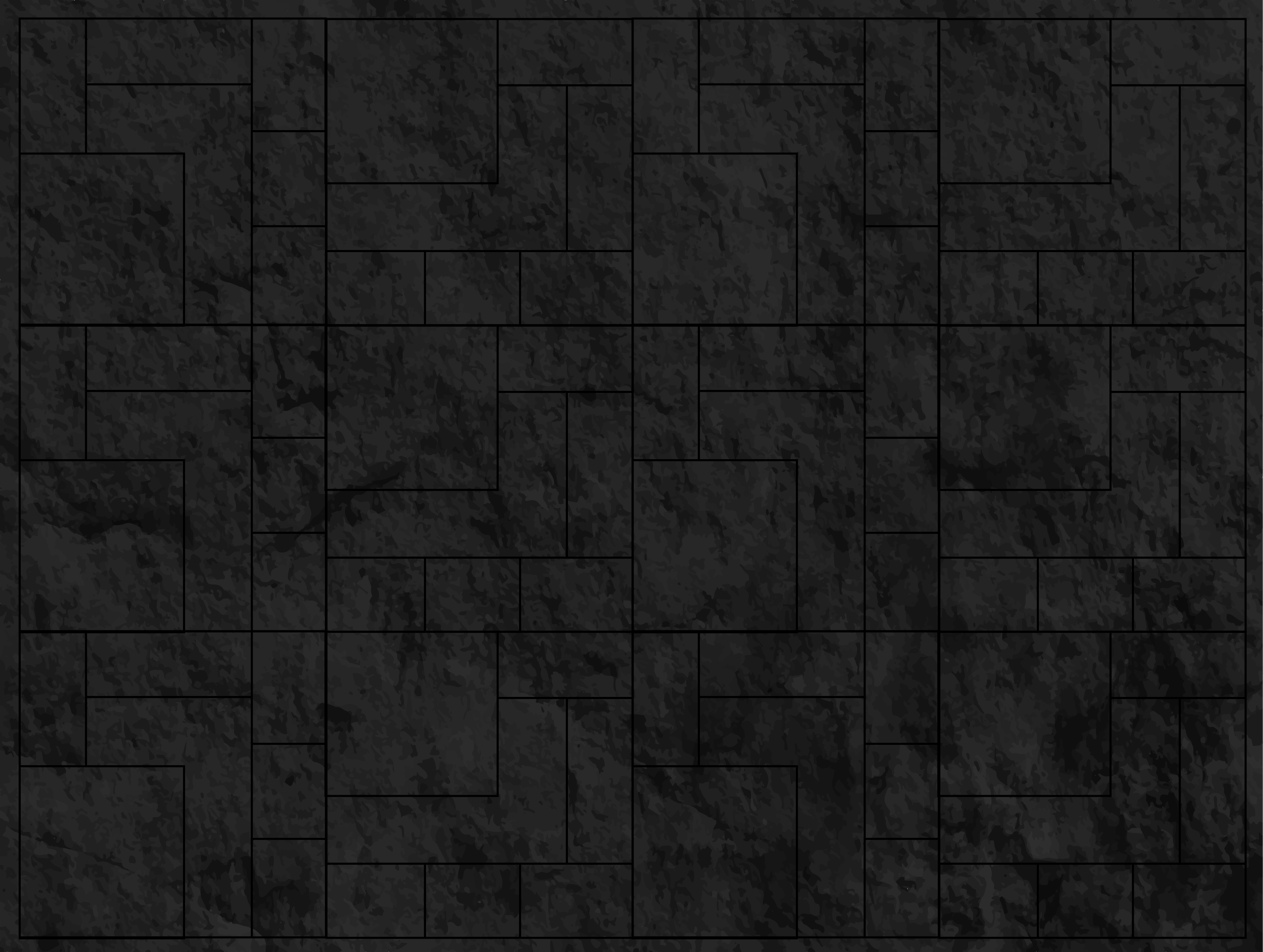Textured black surface stone effect vinyl carpet - TenStickers