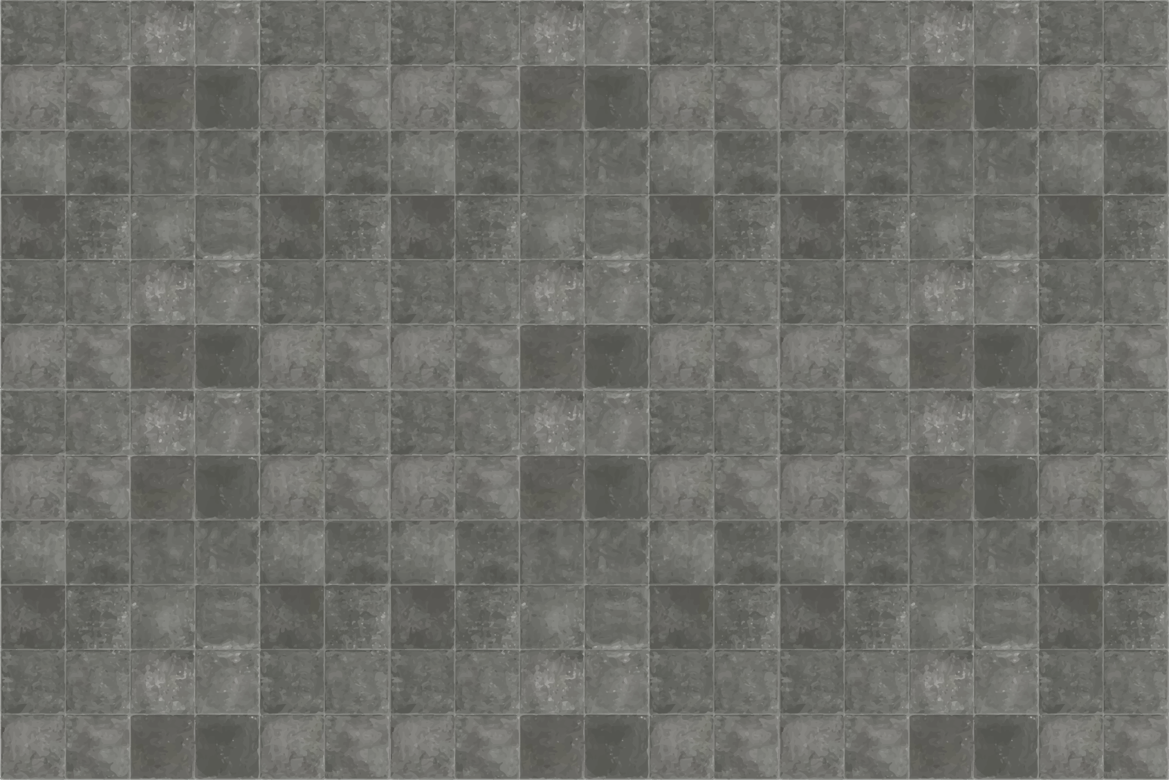 Stylish Grey Tiles bathroom vinyl carpet - TenStickers