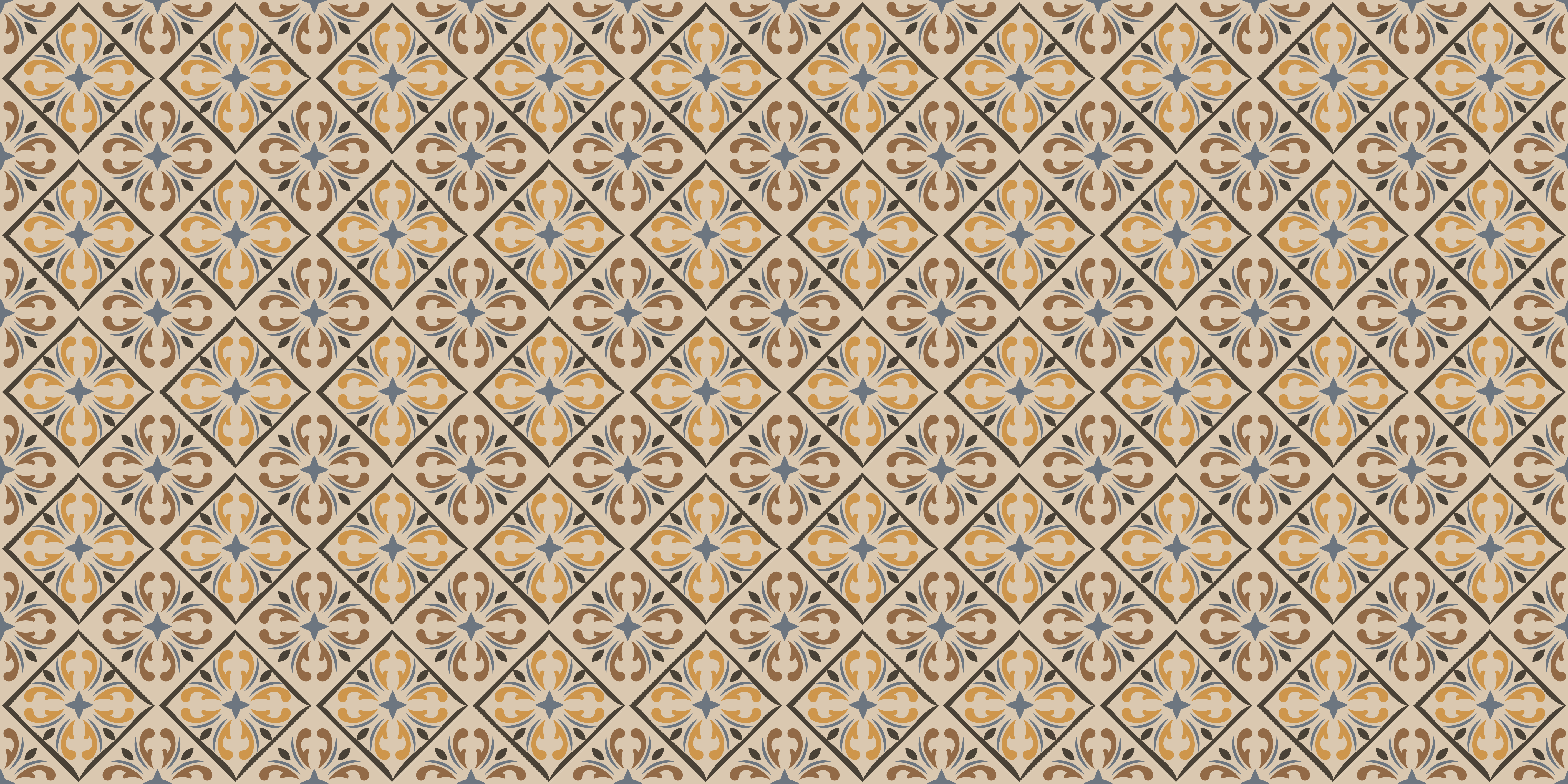 Elegant Pattern Tiles tile vinyl carpet - TenStickers