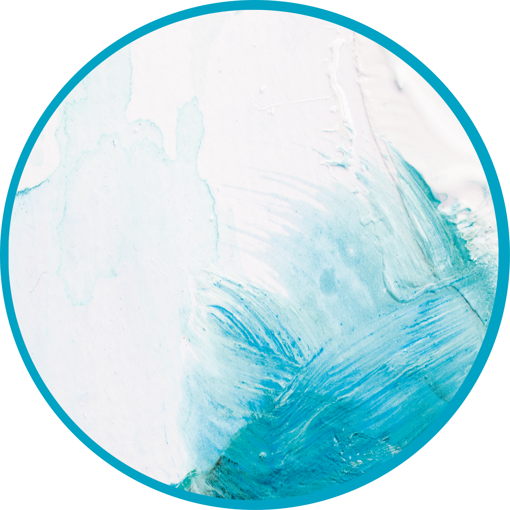 Oceanic water hues nature vinyl carpet - TenStickers