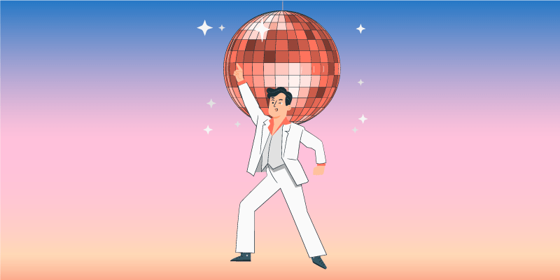 Dance Party Vibes kids vinyl carpet - TenStickers