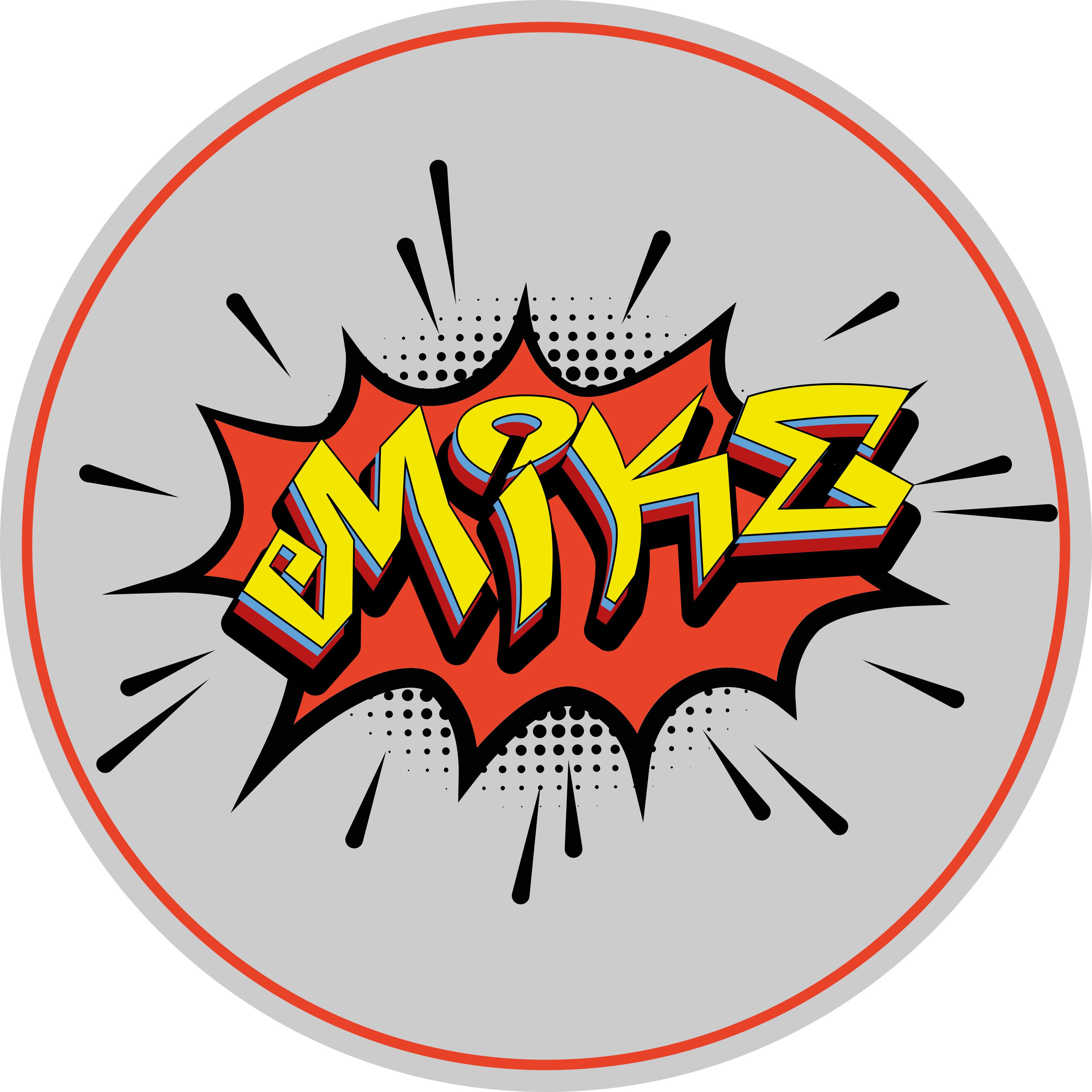 Name explosion custom vinyl carpet - TenStickers