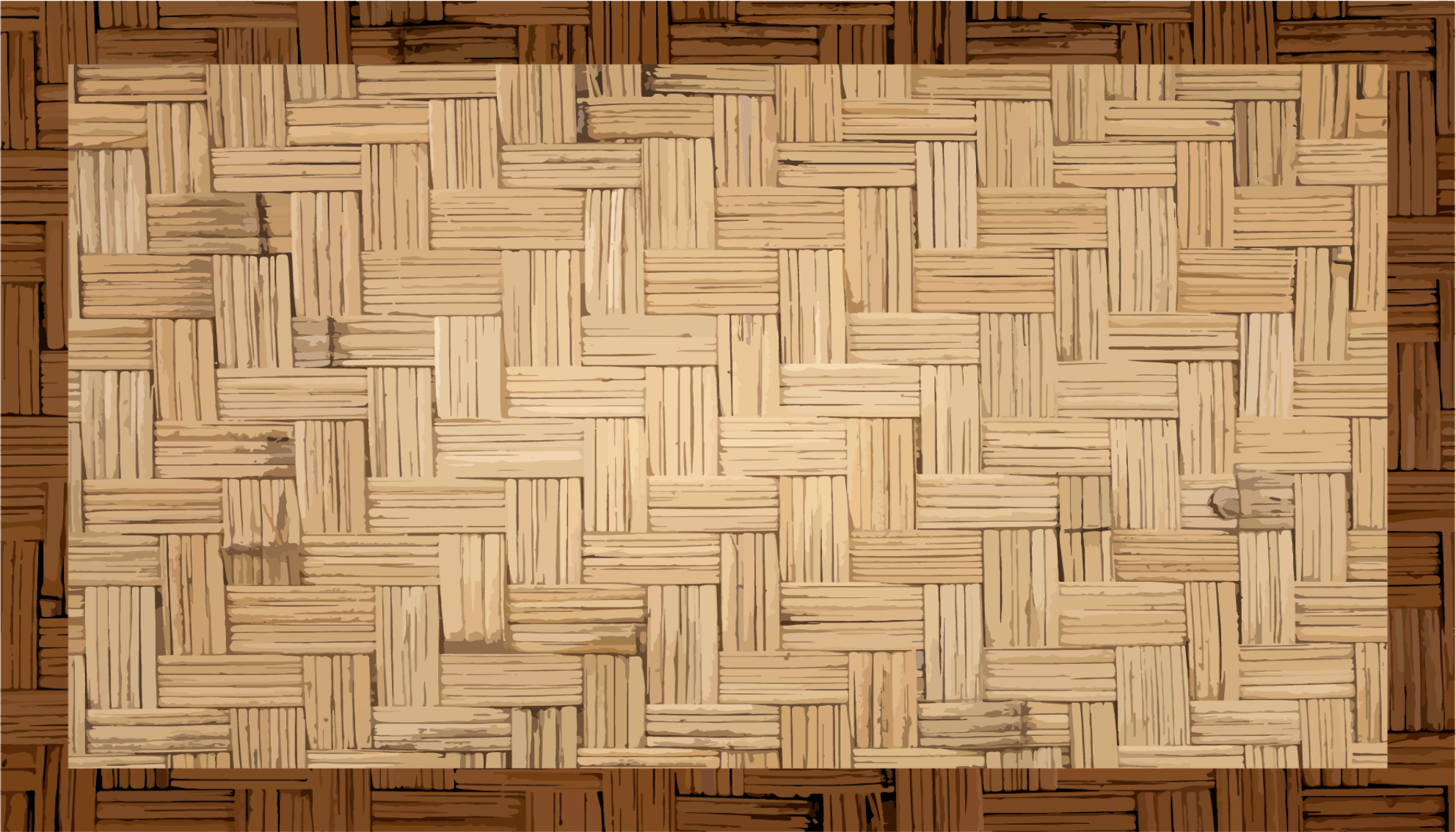 Organic Woven Surface entrance hall vinyl carpet - TenStickers