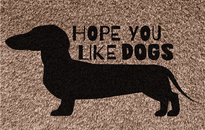 HOPE YOU LIKE mosaic vinyl carpet - TenStickers
