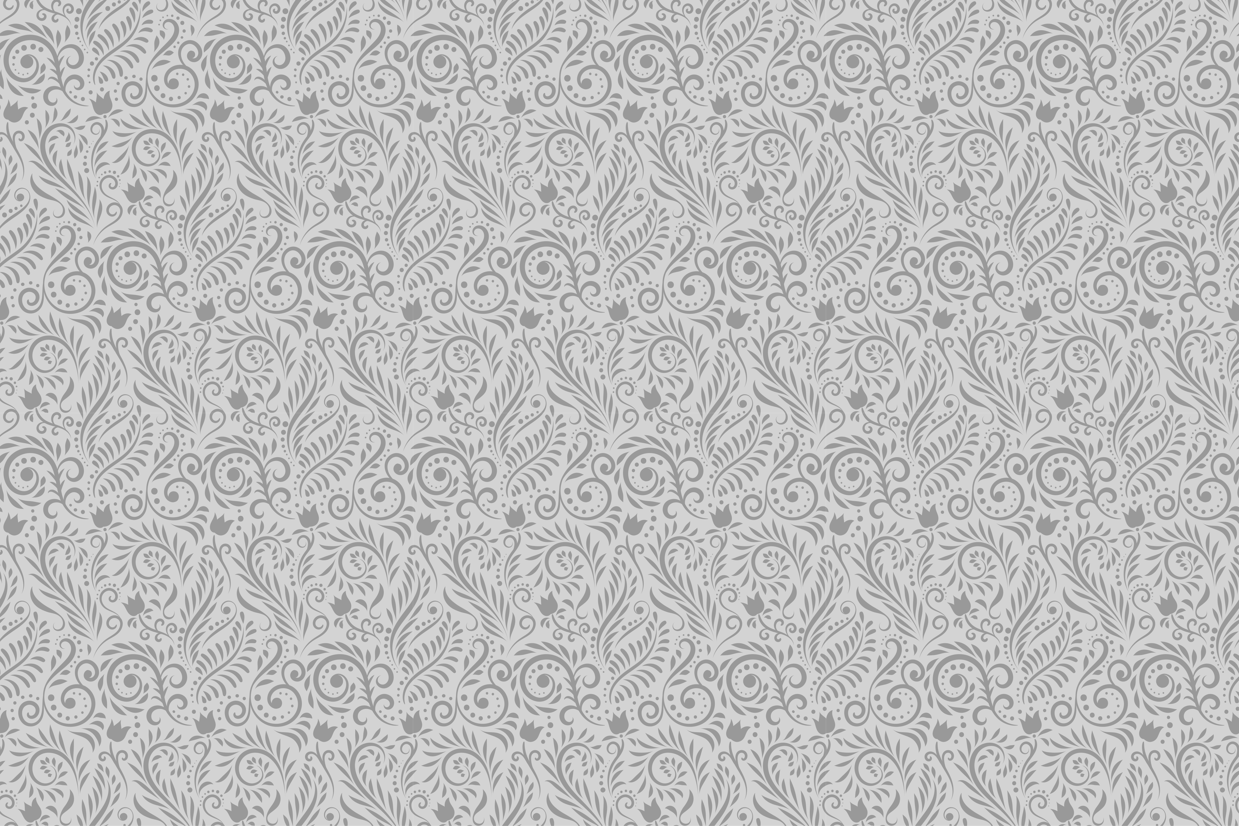 Sophisticated Botanical Motif modern vinyl carpet - TenStickers