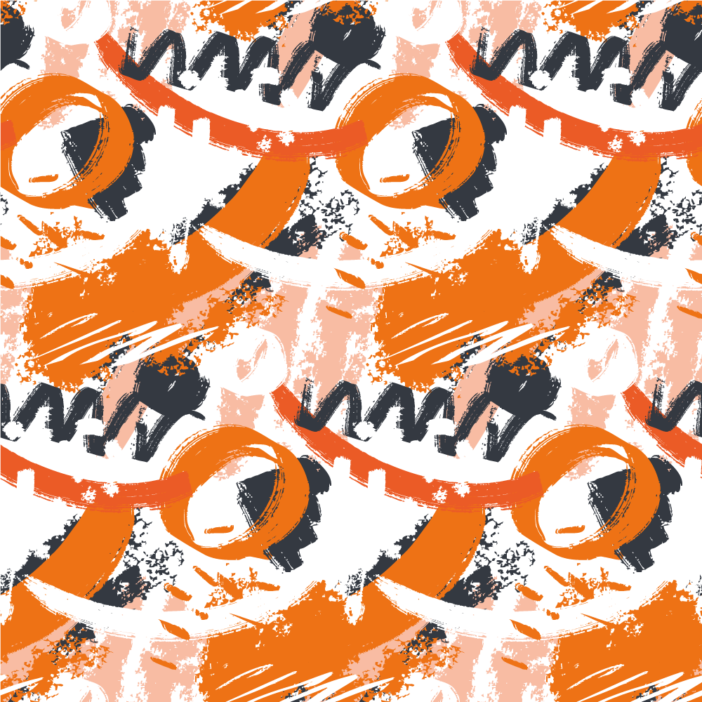 Abstract shapes burst modern vinyl carpet - TenStickers