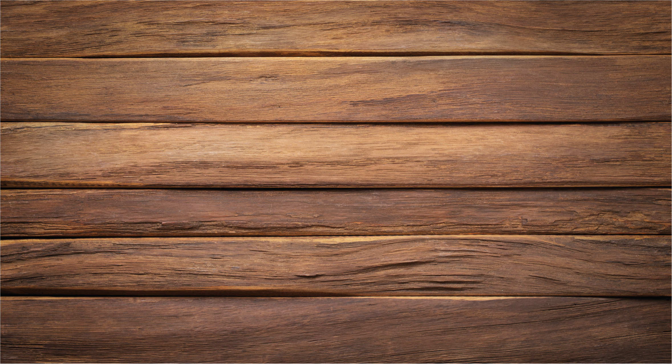 Warm Wooden Planks kitchen vinyl carpet - TenStickers