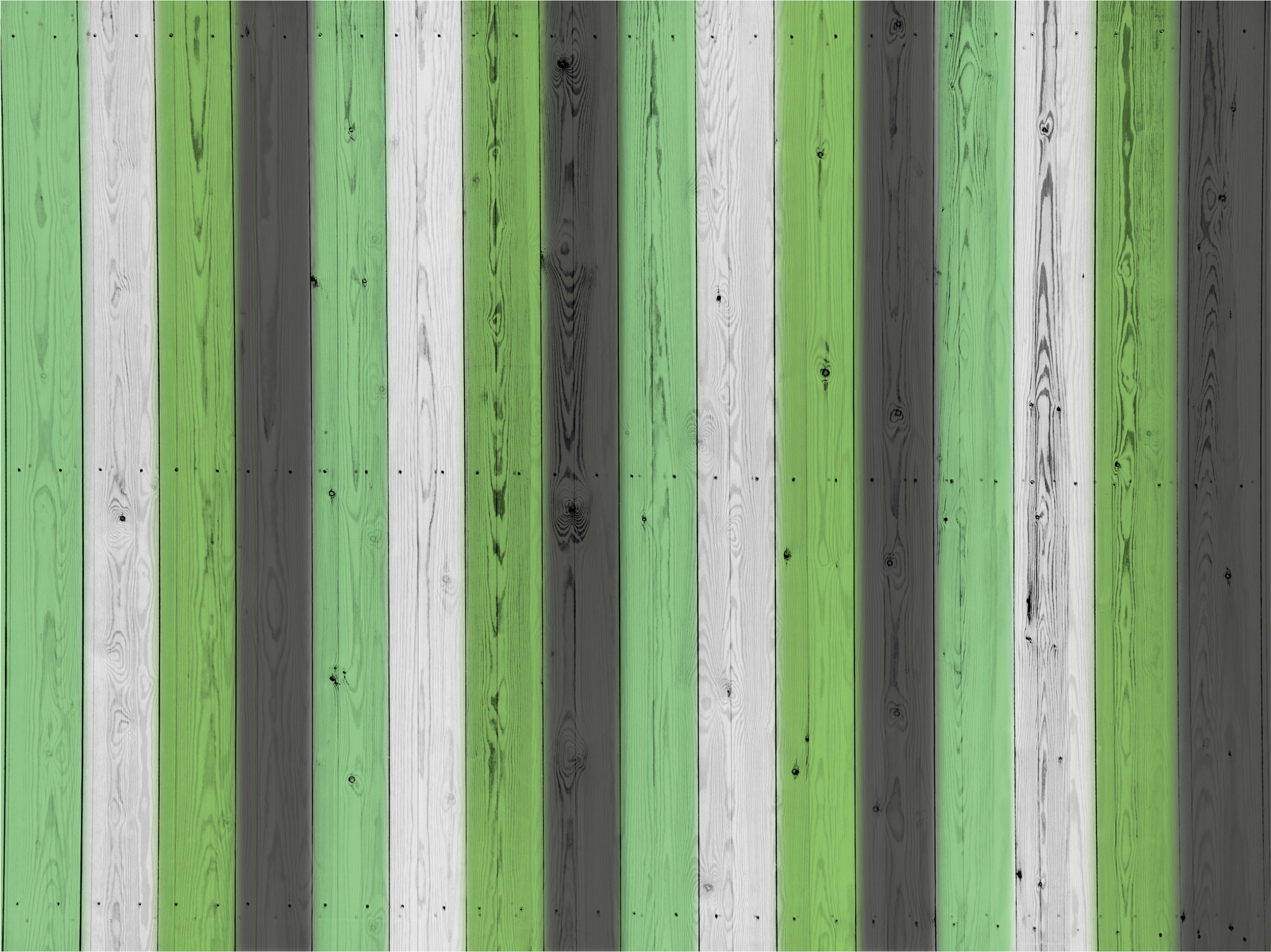 Green striped Panels wood effect vinyl carpet - TenStickers