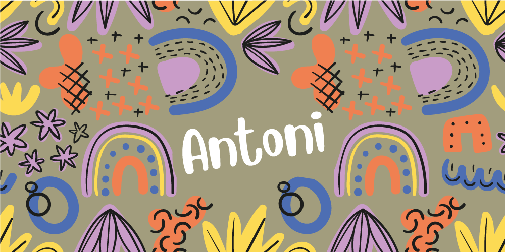 Colorful rainbow patterns kids vinyl carpet - TenStickers